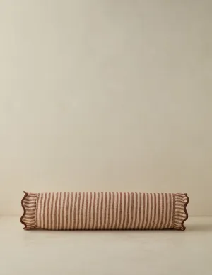 Lanie Linen Bolster Pillow by Sarah Sherman Samuel Lulu and Georgia