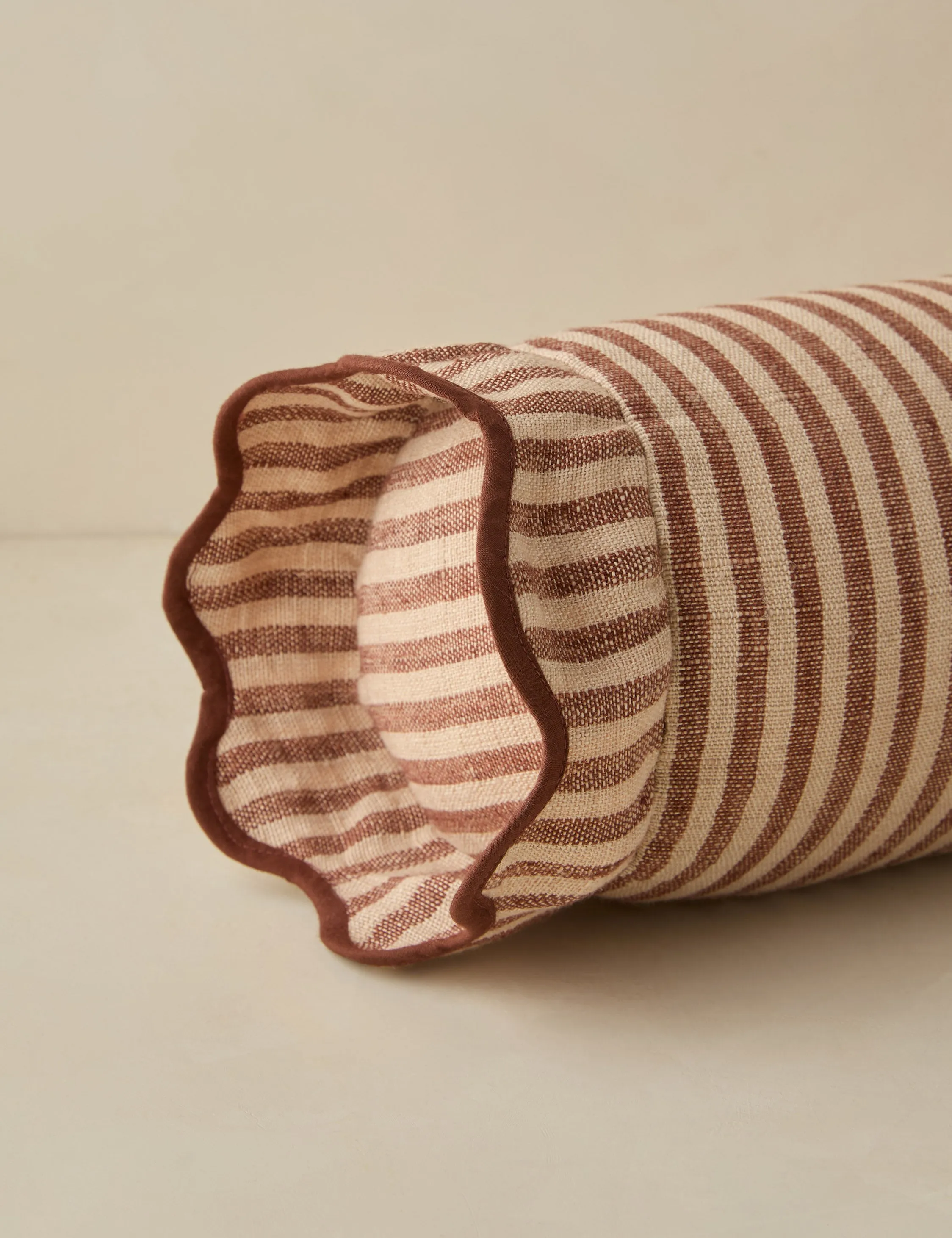 Lanie Linen Bolster Pillow by Sarah Sherman Samuel Lulu and Georgia