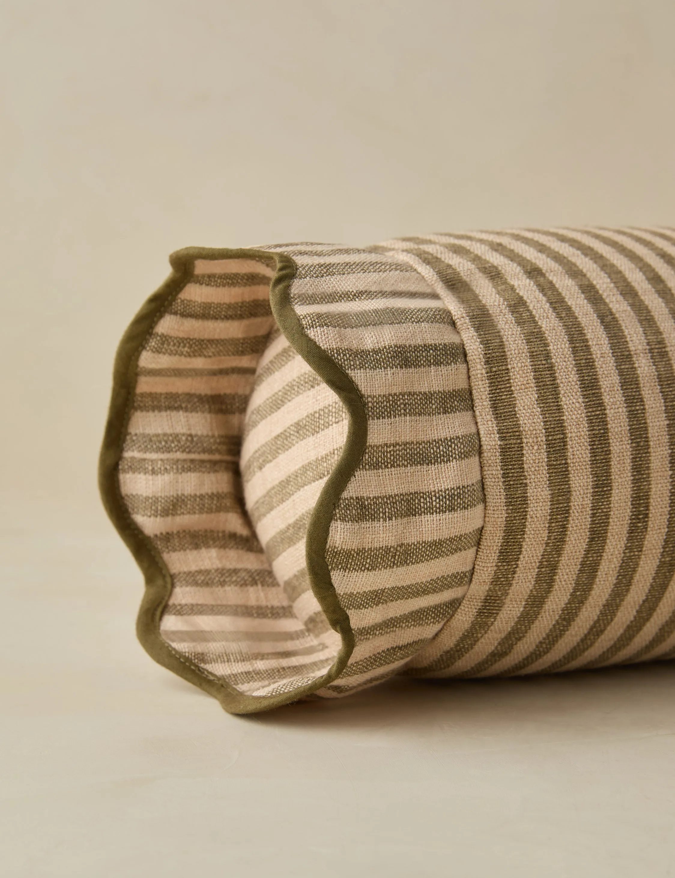 Lanie Linen Bolster Pillow by Sarah Sherman Samuel Lulu and Georgia