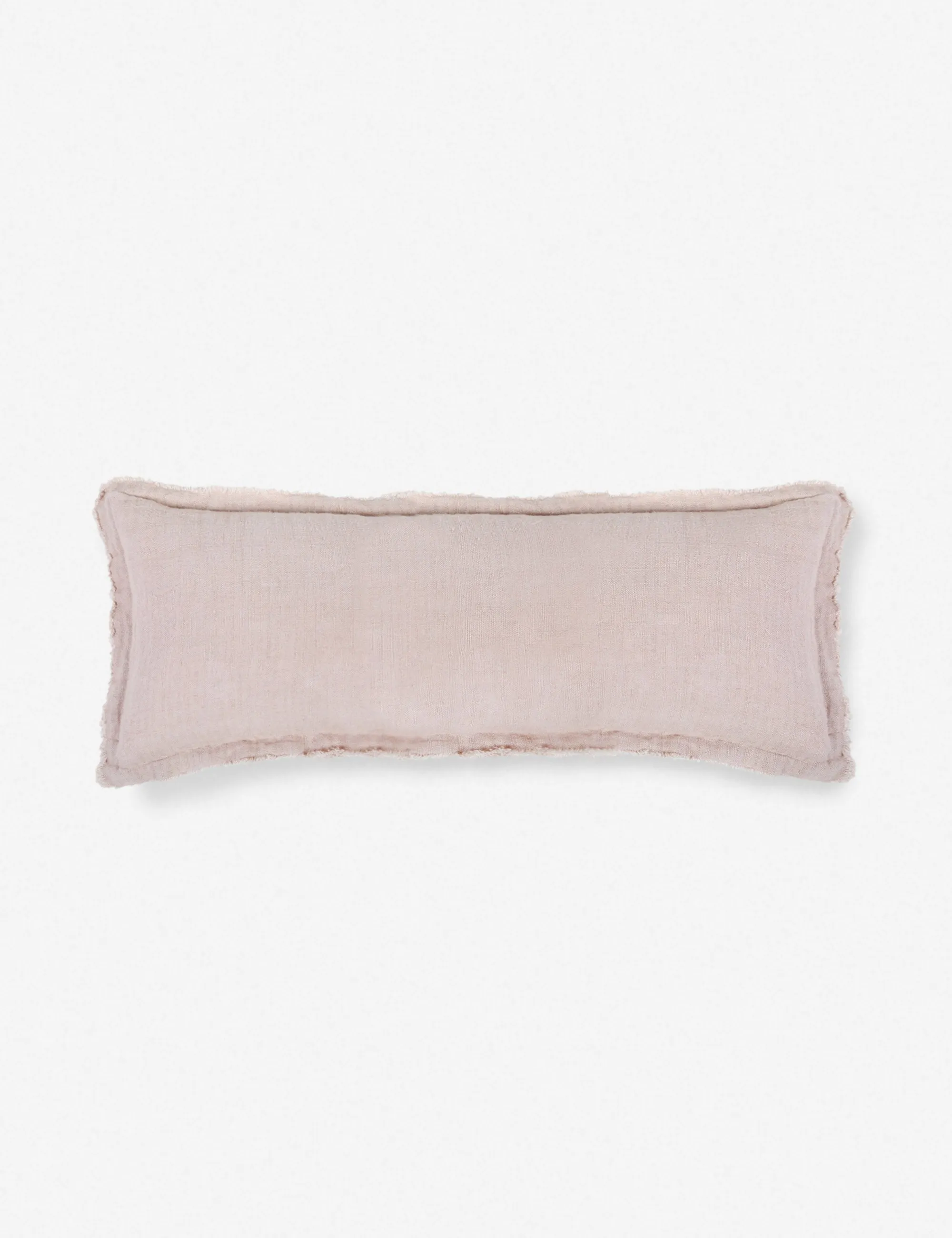 Laurel Stonewashed Linen Lumbar Pillow by Pom Pom at Home Lulu and Georgia