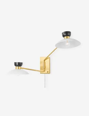 Leander Adjustable Plug-In Sconce Lulu and Georgia
