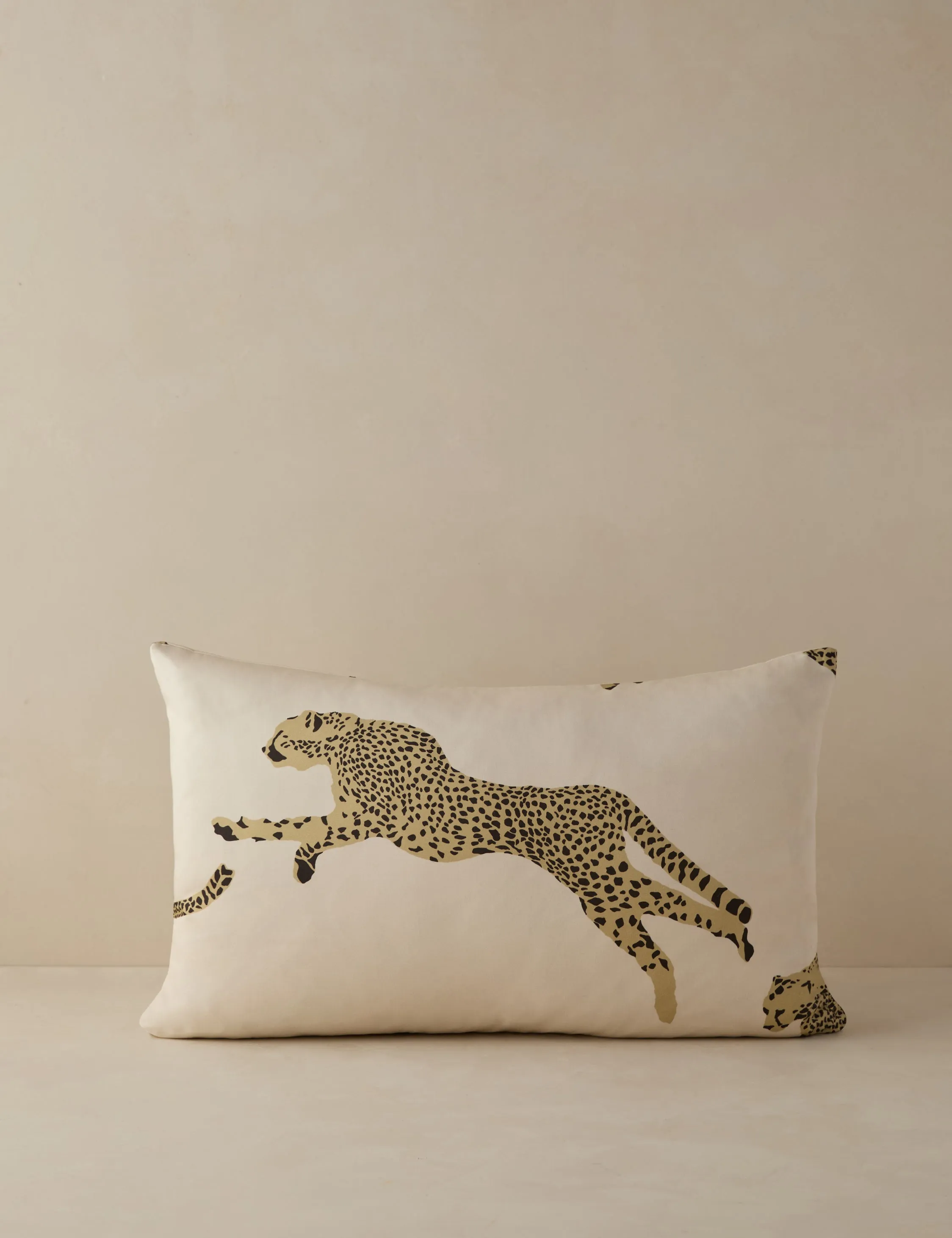 Leaping Cheetah Pillow by Scalamandre Lulu and Georgia