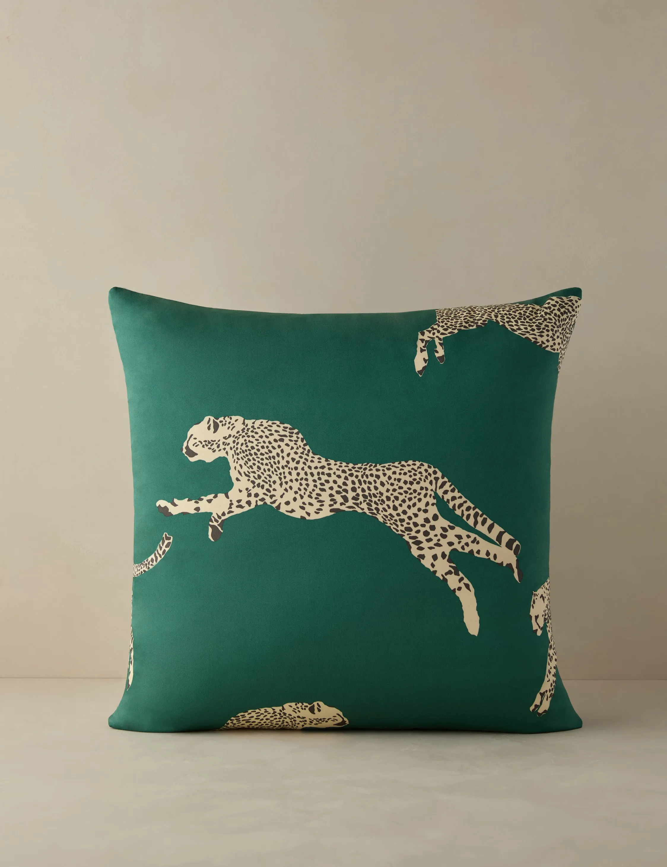 Leaping Cheetah Pillow by Scalamandre Lulu and Georgia