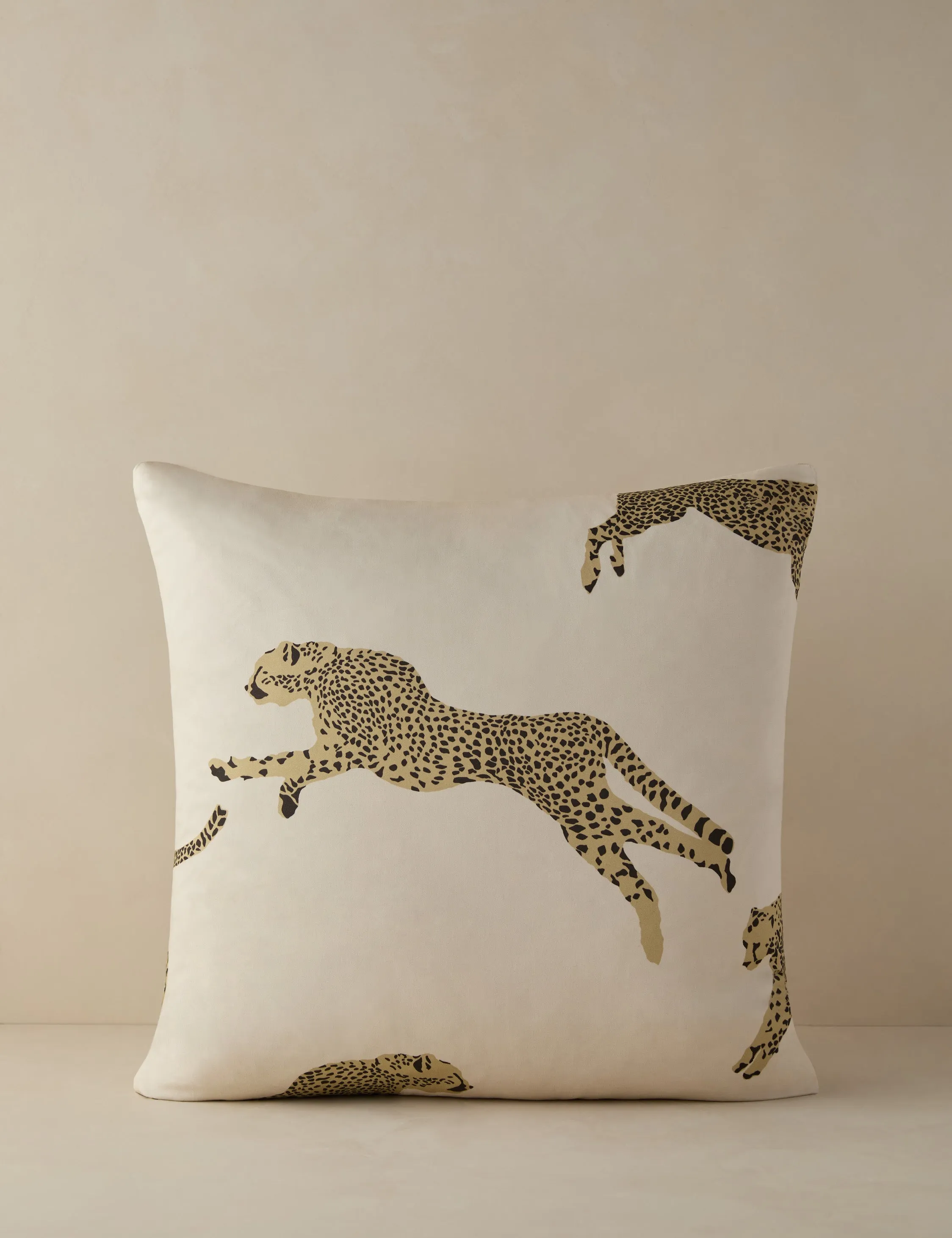 Leaping Cheetah Pillow by Scalamandre Lulu and Georgia