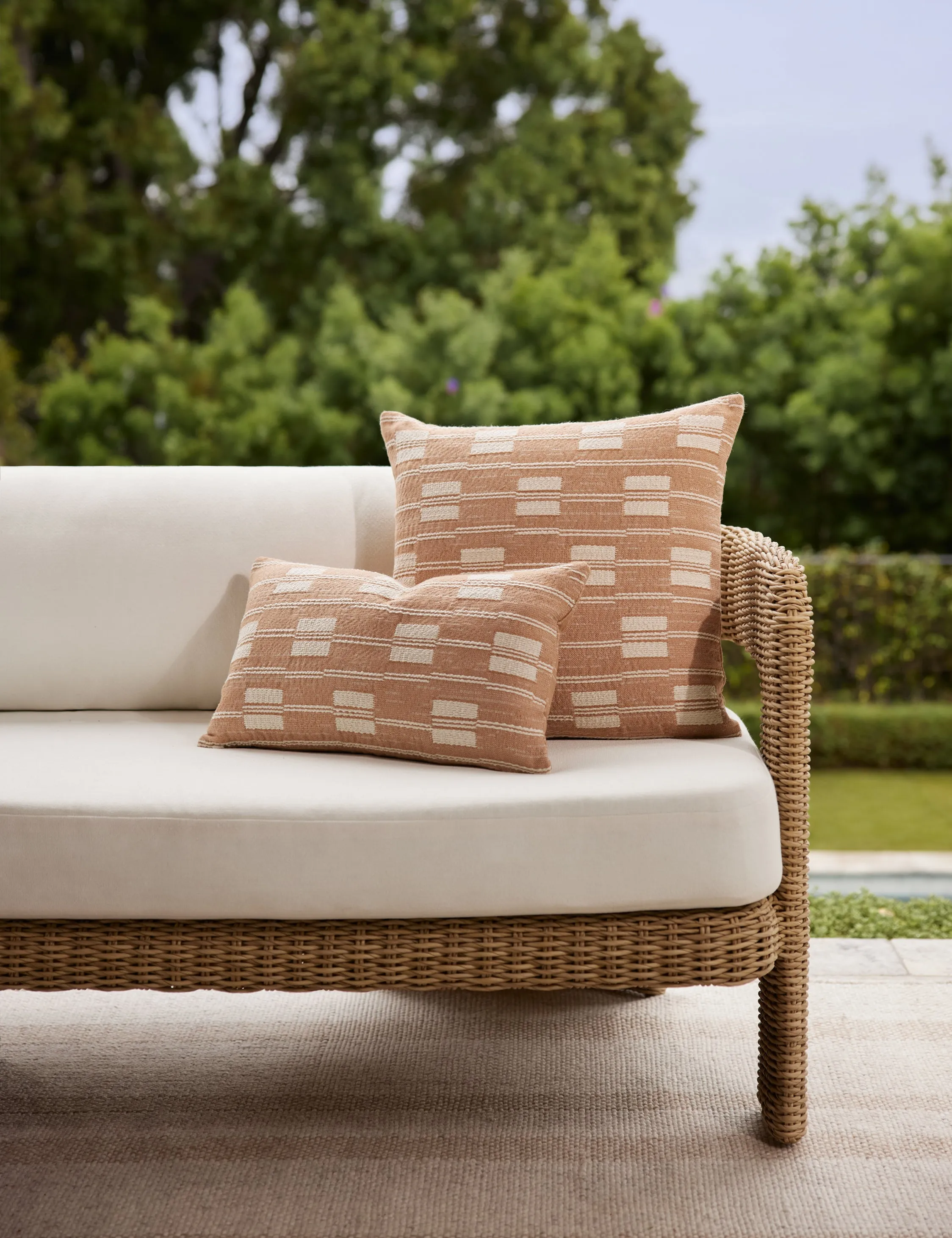 Leighton Indoor / Outdoor Pillow Lulu and Georgia