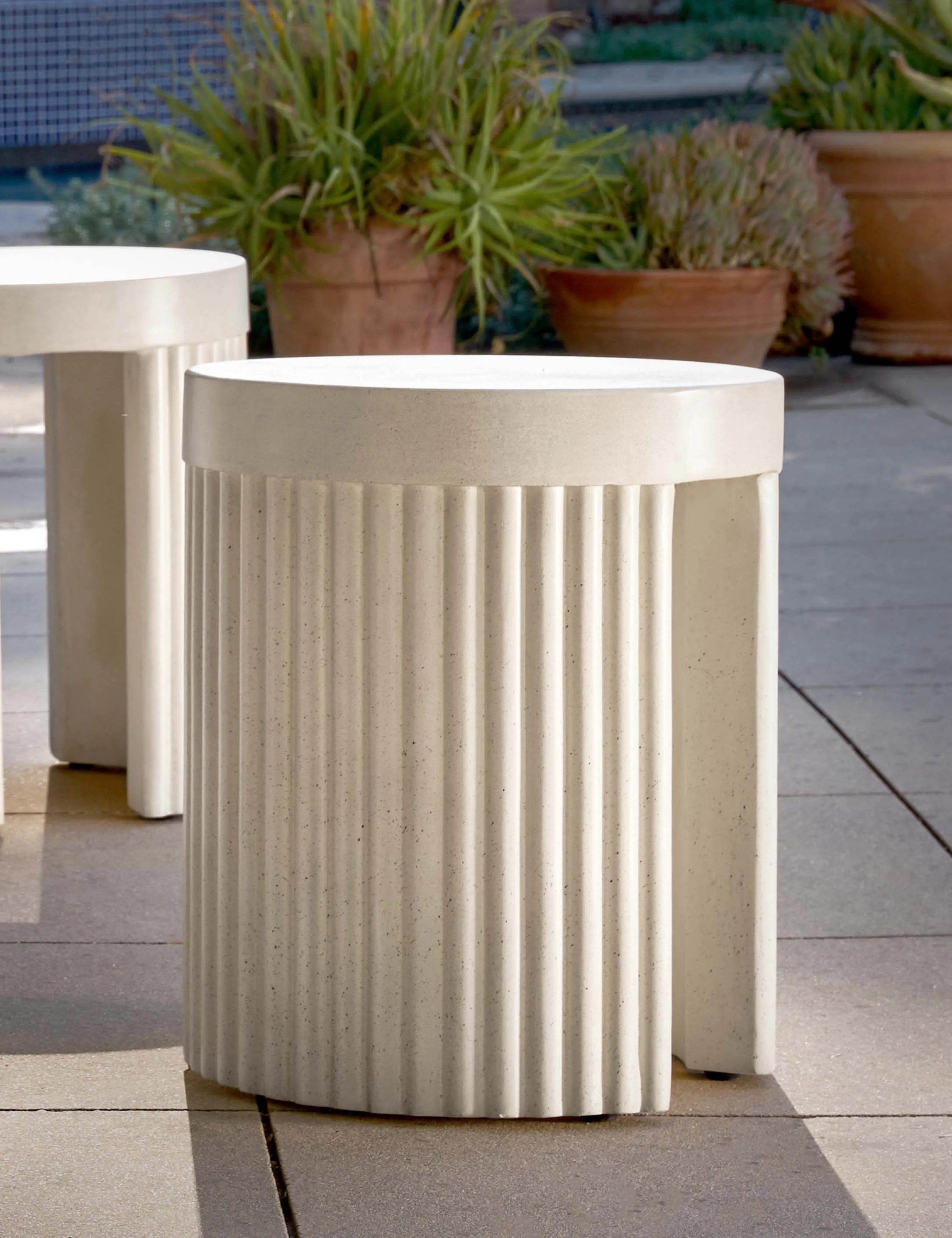 Lelia Indoor / Outdoor Stool Lulu and Georgia