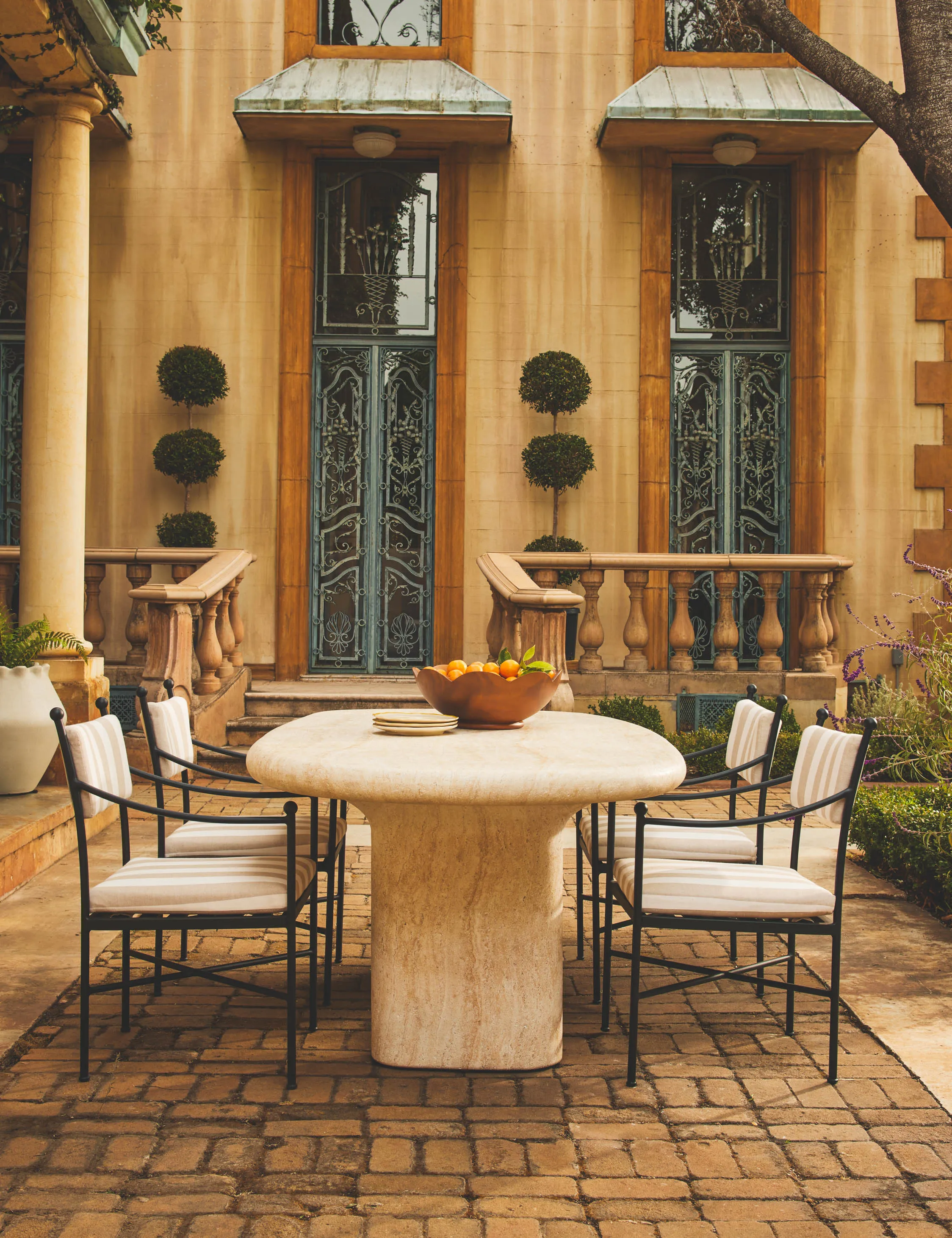 Leni Outdoor Dining Arm Chair Lulu and Georgia