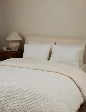 Lenora Textured Cotton Linen Blanket Lulu and Georgia