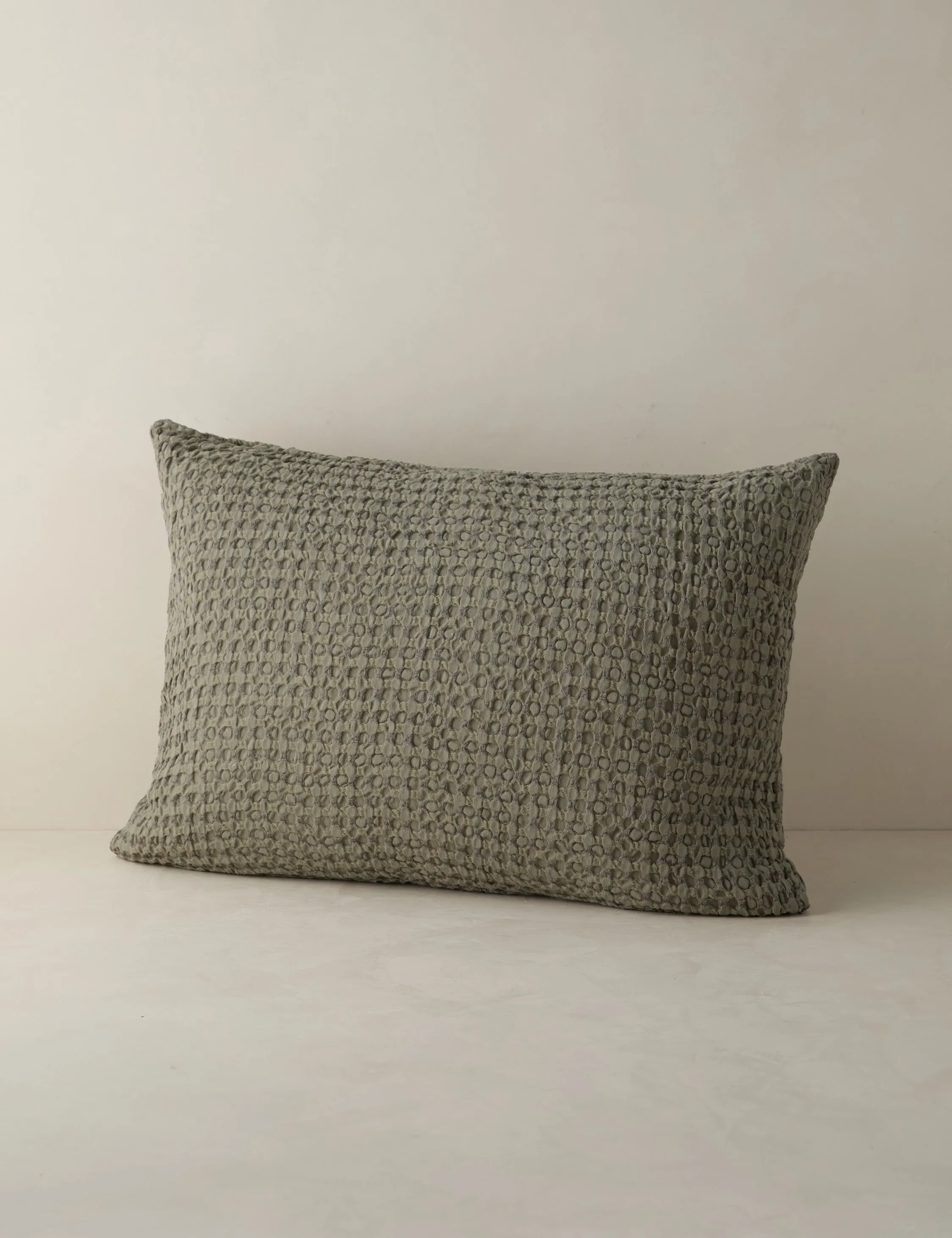 Lenora Textured Cotton Linen Sham Lulu and Georgia
