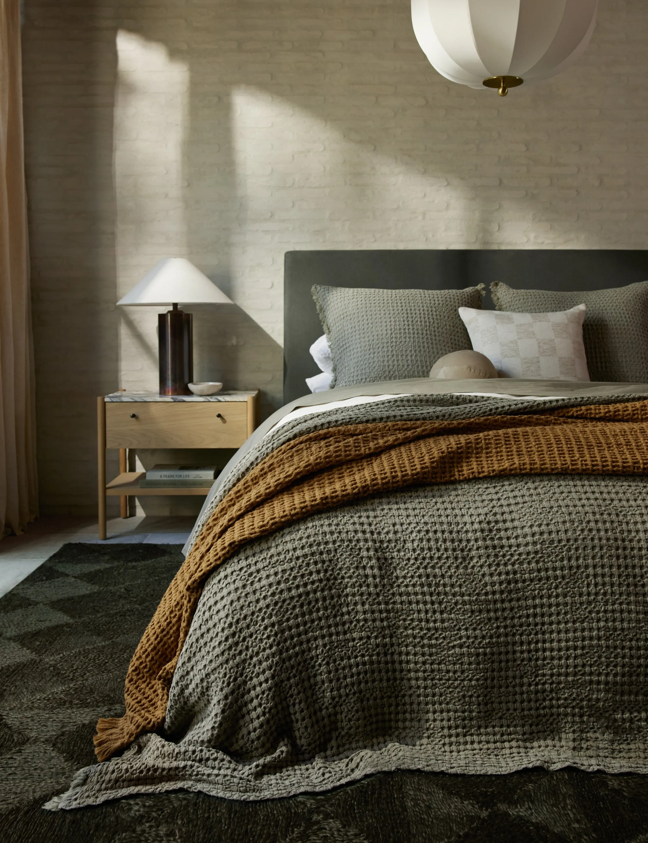 Lenora Textured Cotton Linen Sham Lulu and Georgia
