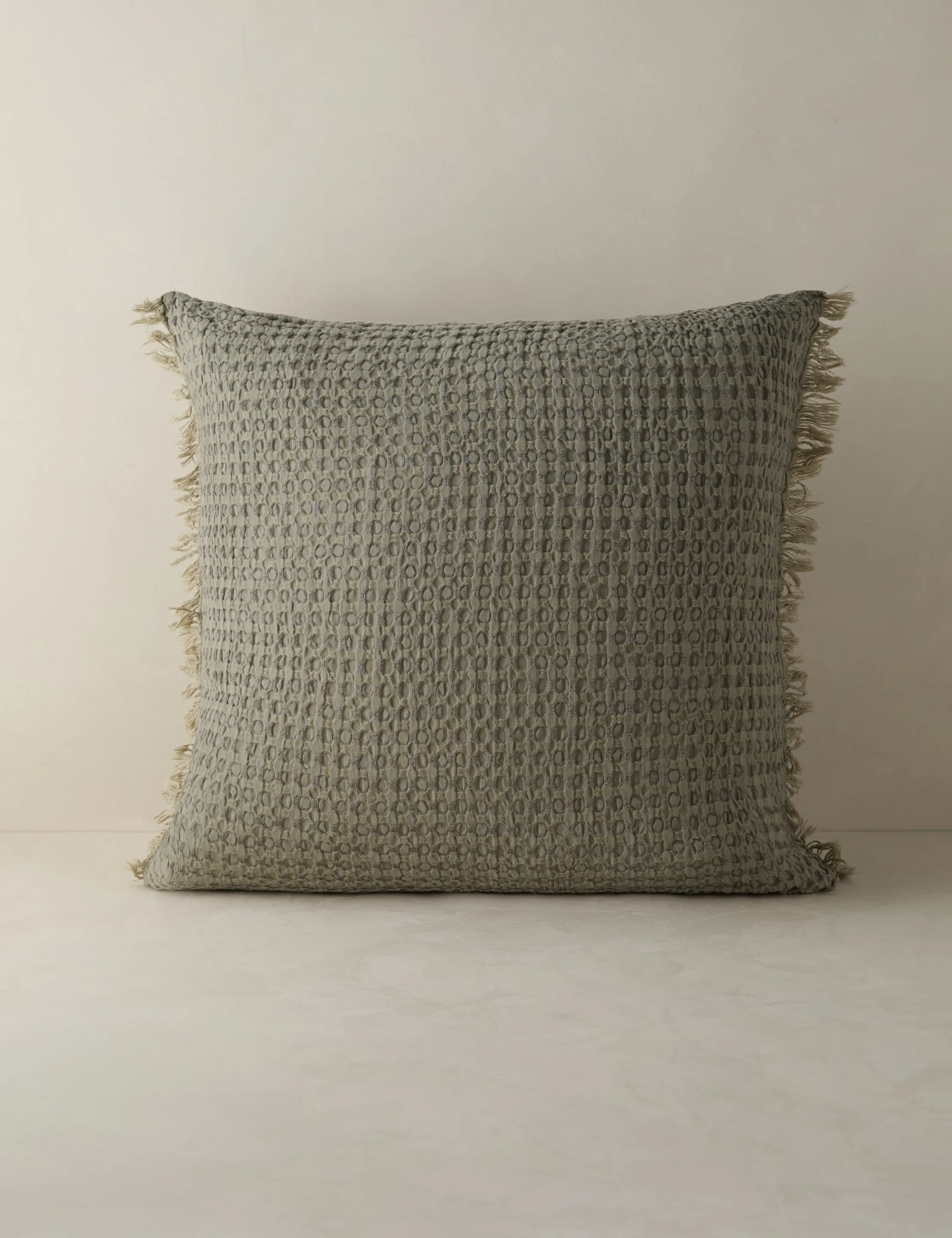 Lenora Textured Cotton Linen Sham Lulu and Georgia
