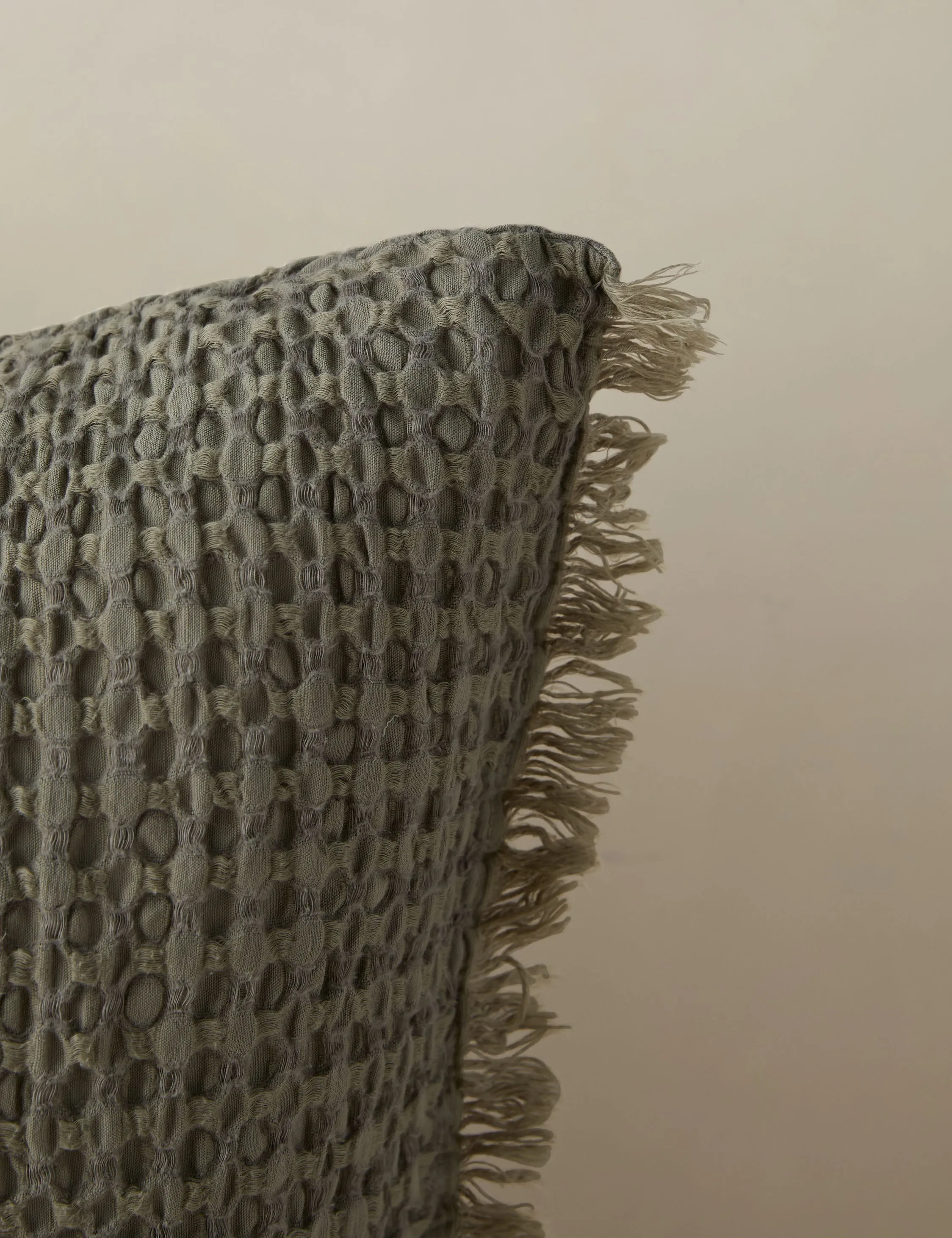 Lenora Textured Cotton Linen Sham Lulu and Georgia