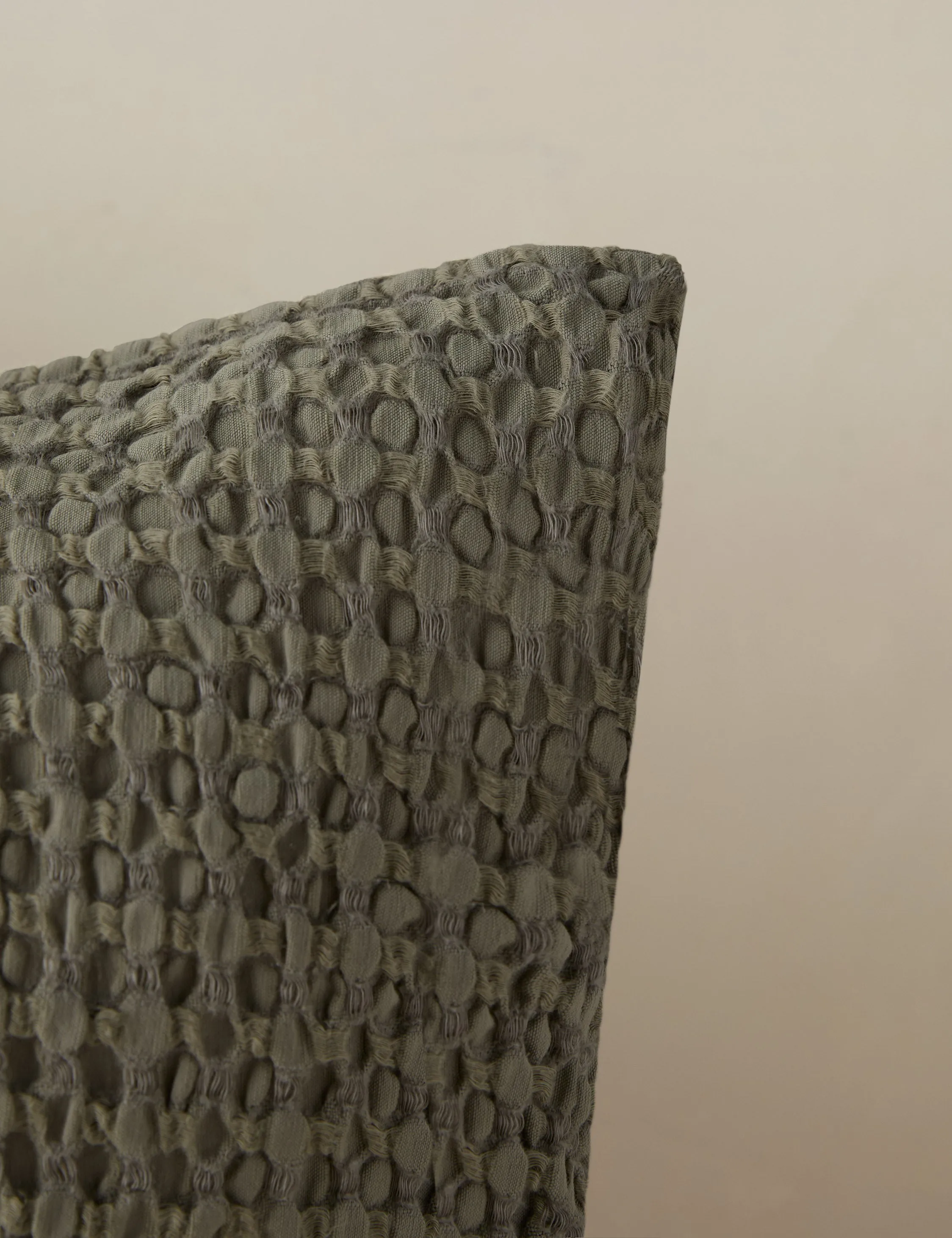 Lenora Textured Cotton Linen Sham Lulu and Georgia