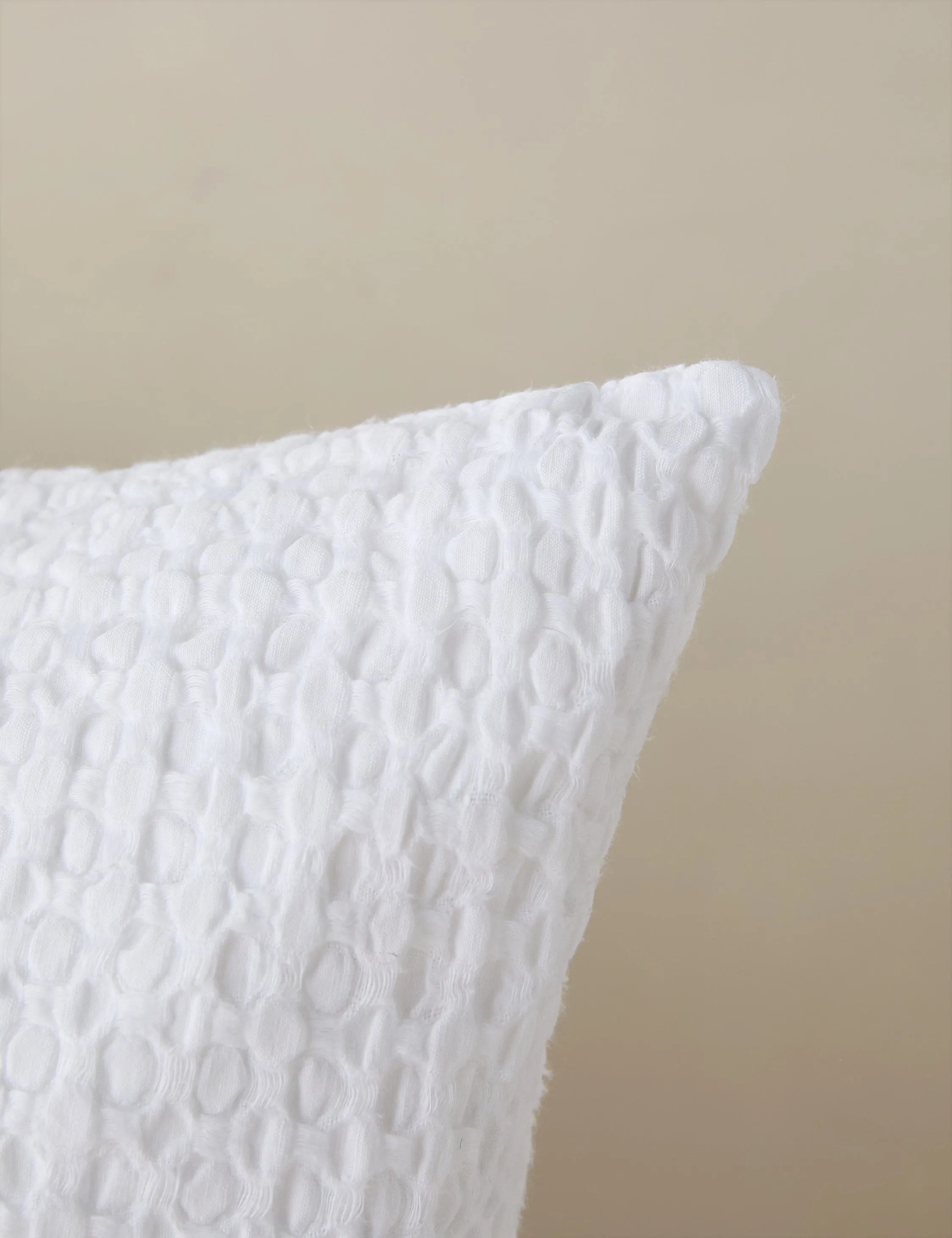 Lenora Textured Cotton Linen Sham Lulu and Georgia