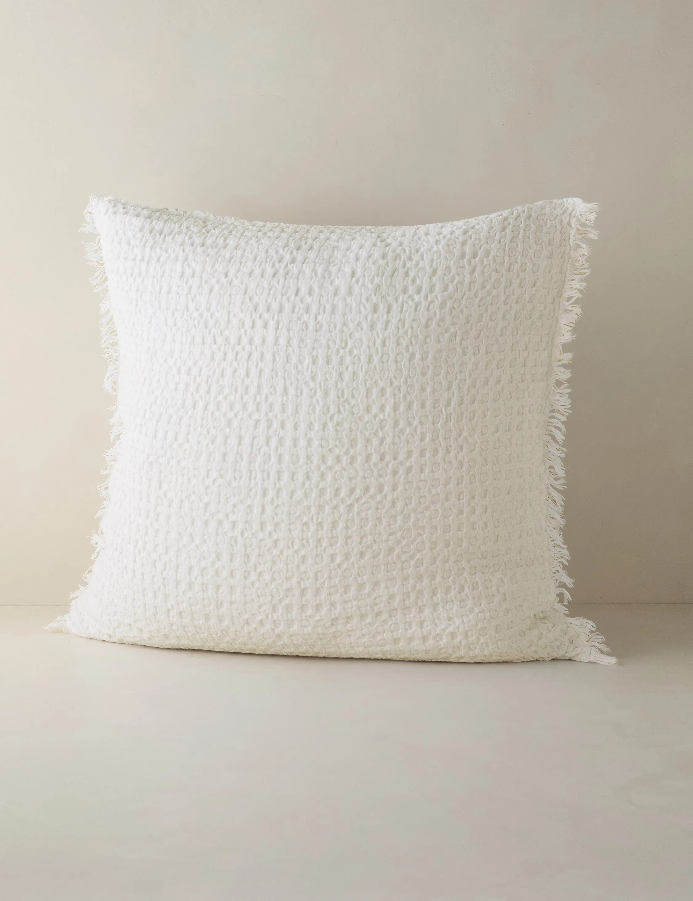 Lenora Textured Cotton Linen Sham Lulu and Georgia