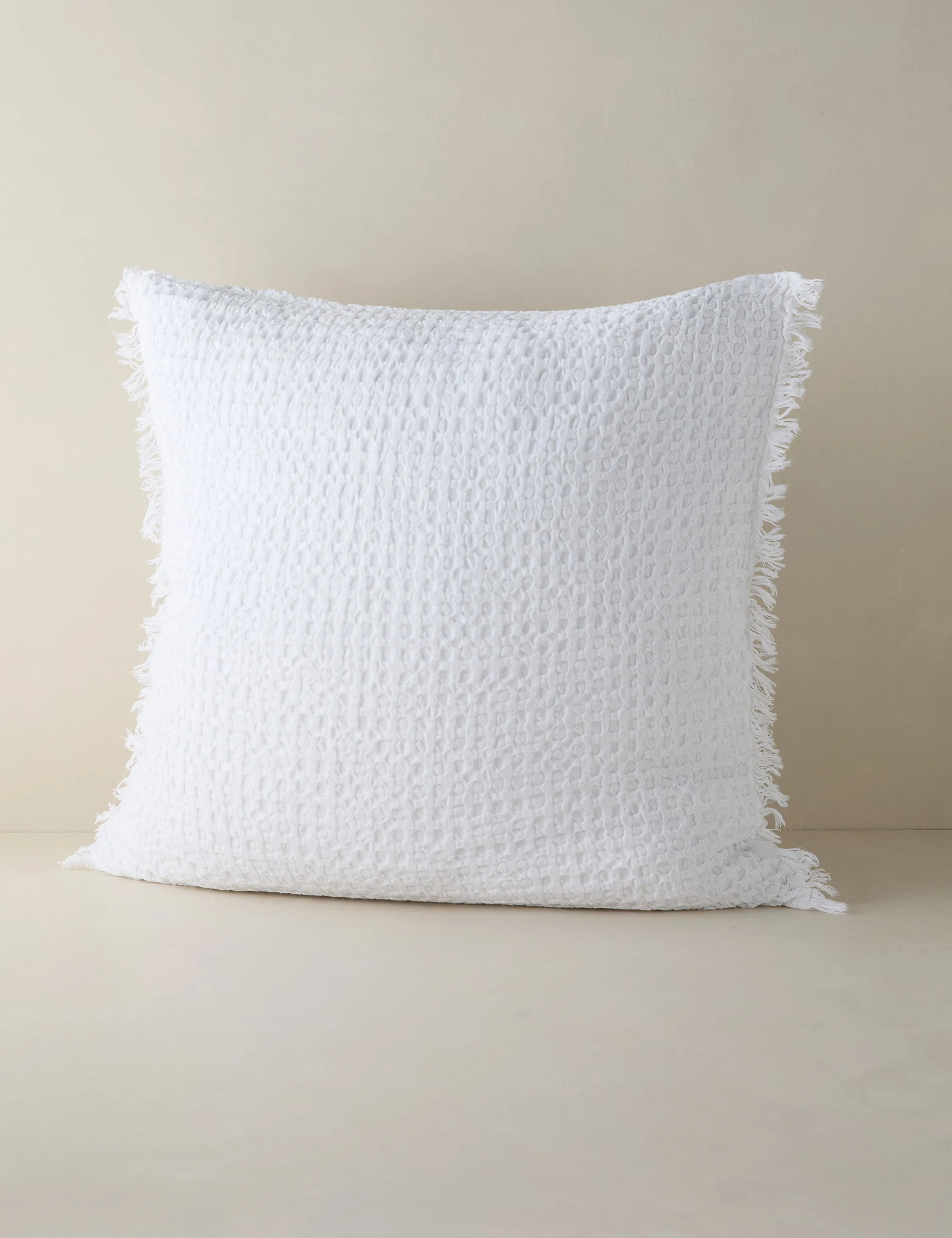 Lenora Textured Cotton Linen Sham Lulu and Georgia