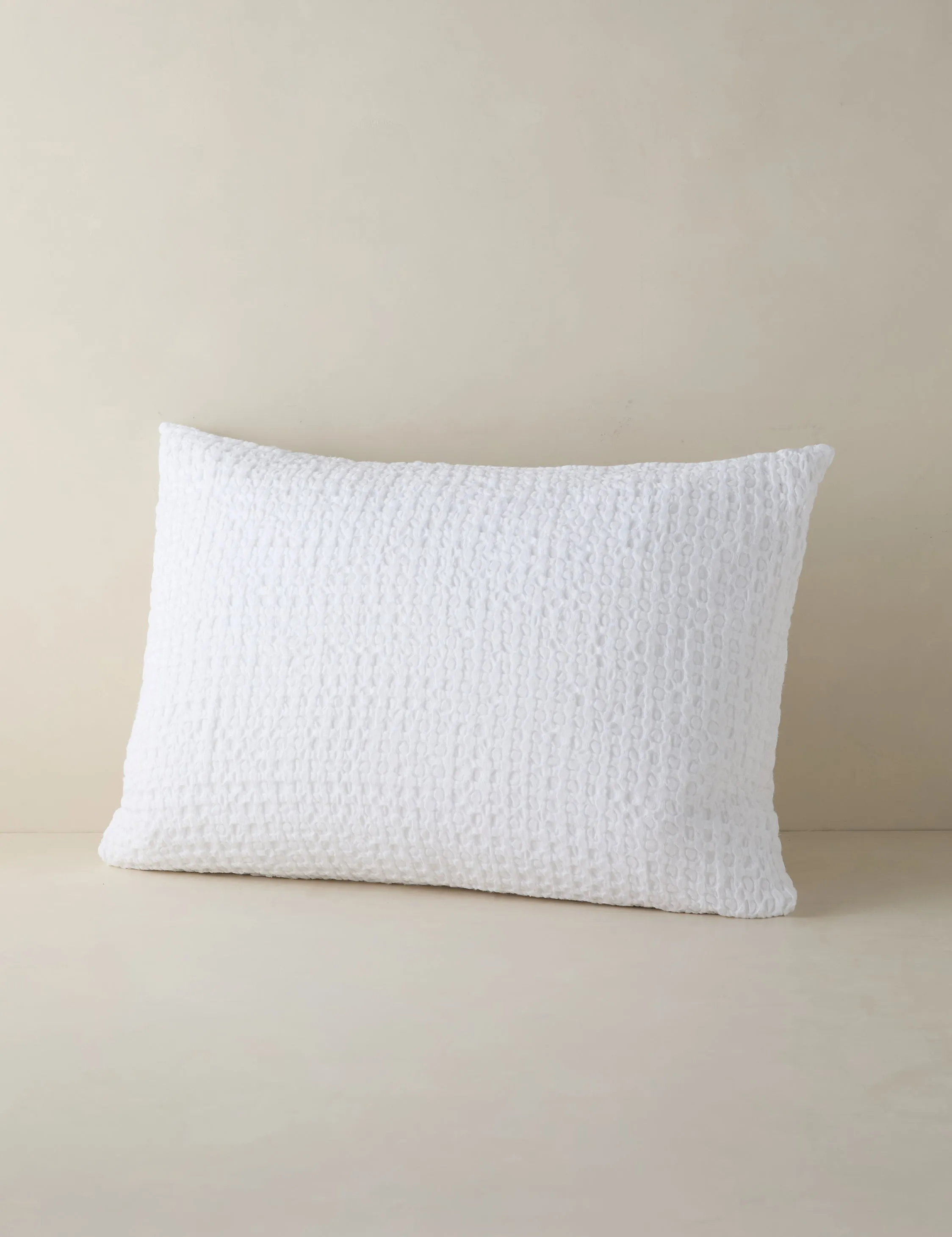 Lenora Textured Cotton Linen Sham Lulu and Georgia