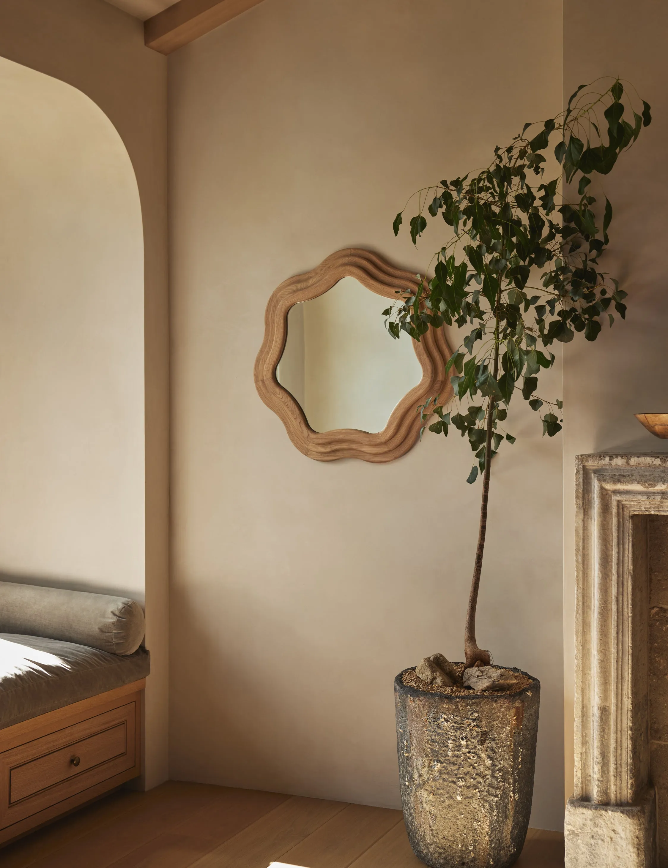 Lera Round Mirror Lulu and Georgia