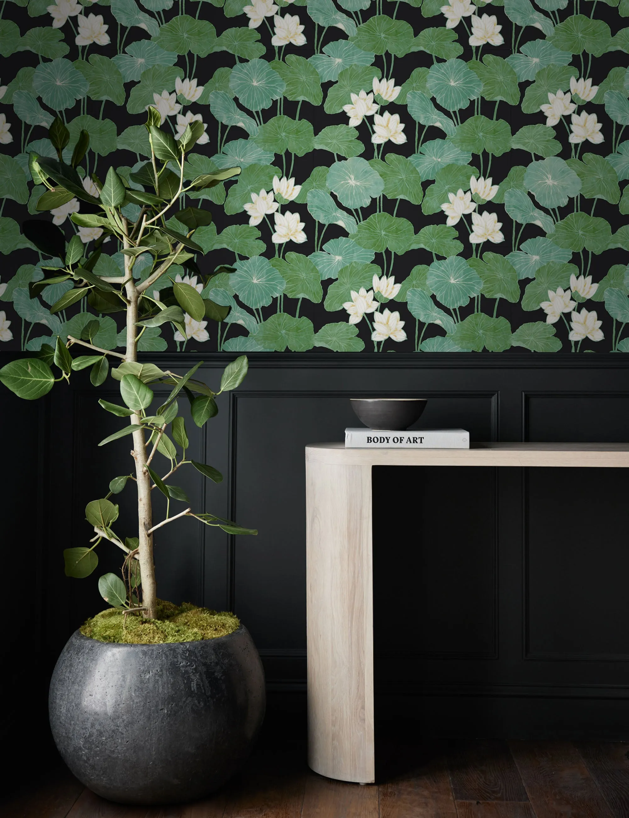 Lily Pad Peel   Stick Wallpaper Lulu and Georgia