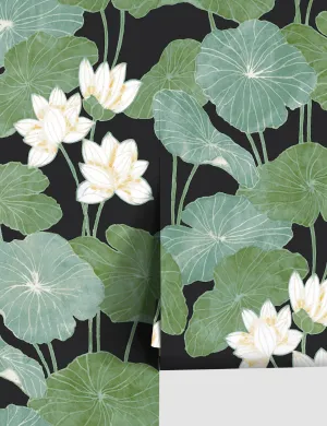 Lily Pad Peel   Stick Wallpaper Lulu and Georgia