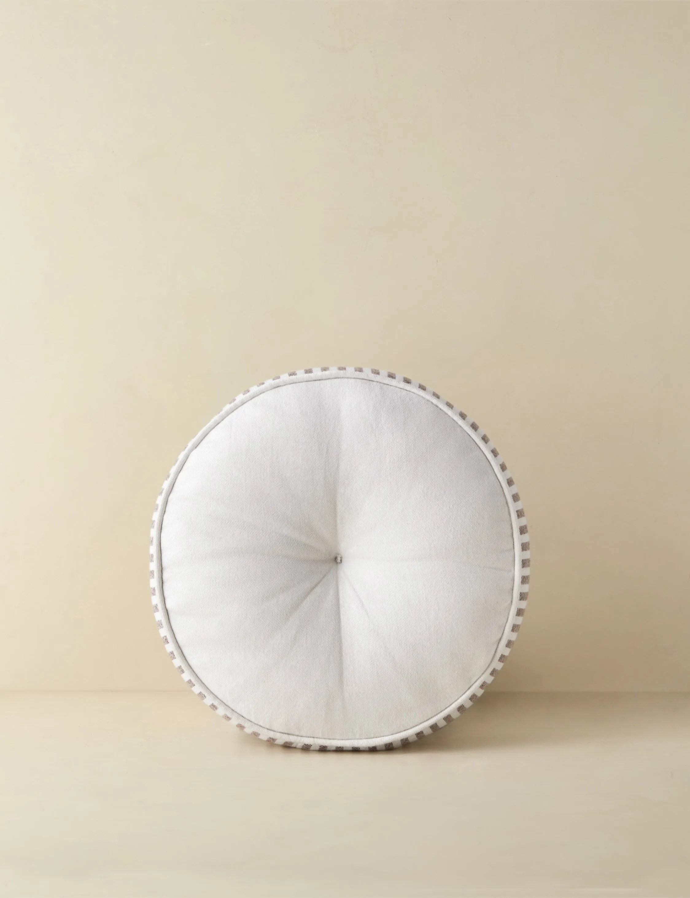 Littu Indoor / Outdoor Striped Disc Pillow by Sarah Sherman Samuel Lulu and Georgia