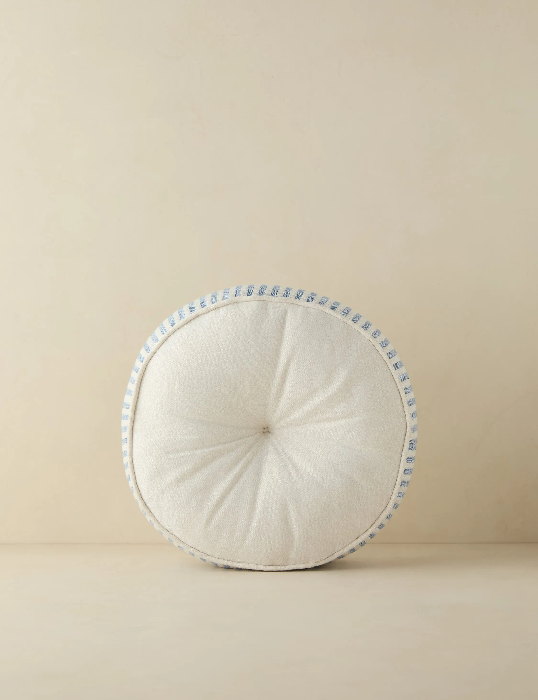 Littu Indoor / Outdoor Striped Disc Pillow by Sarah Sherman Samuel Lulu and Georgia