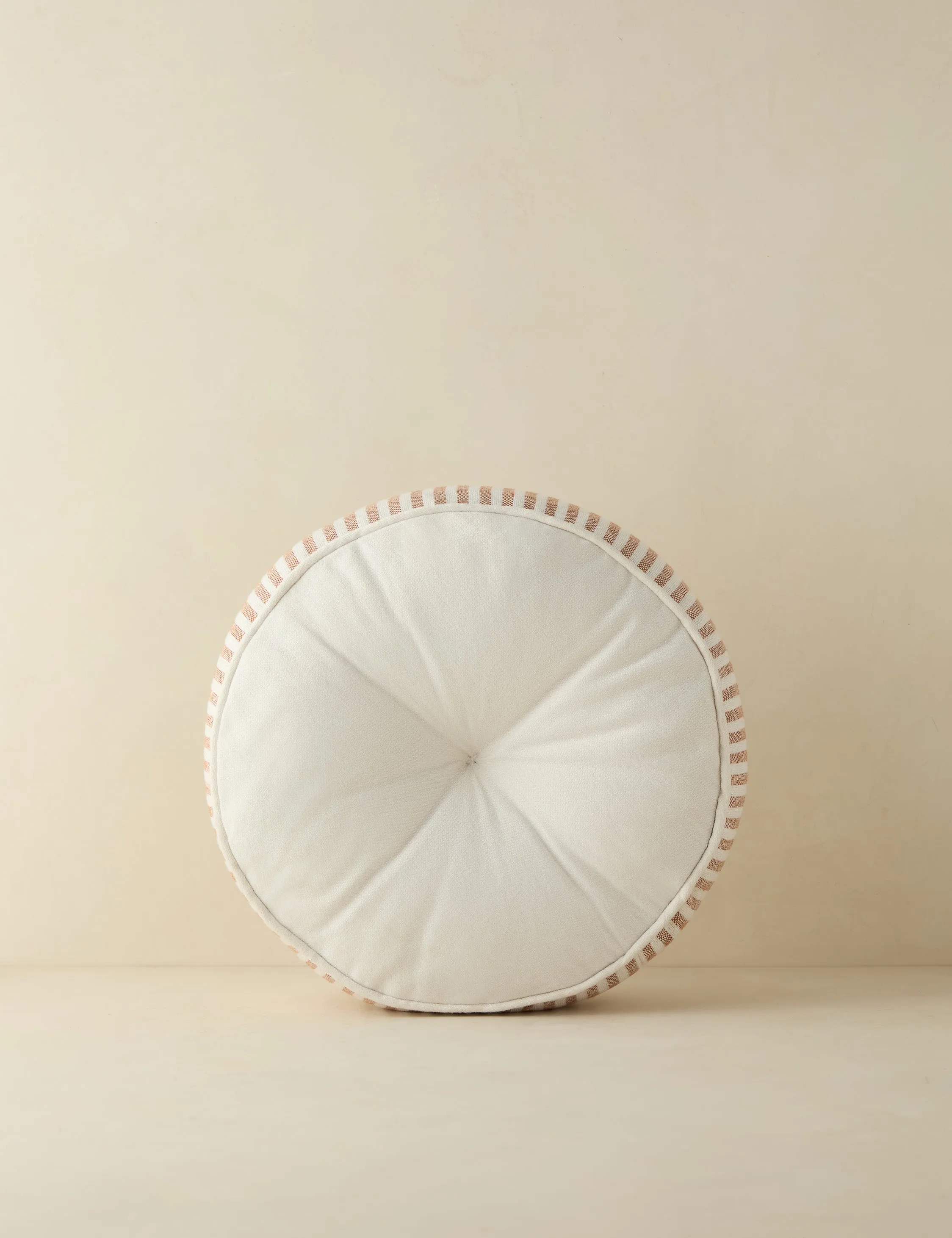 Littu Indoor / Outdoor Striped Disc Pillow by Sarah Sherman Samuel Lulu and Georgia