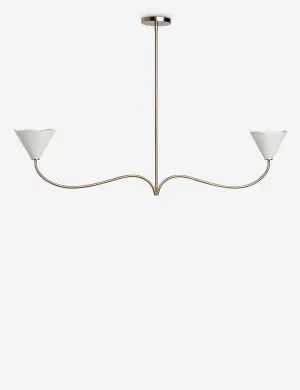Loana Linear Chandelier Lulu and Georgia