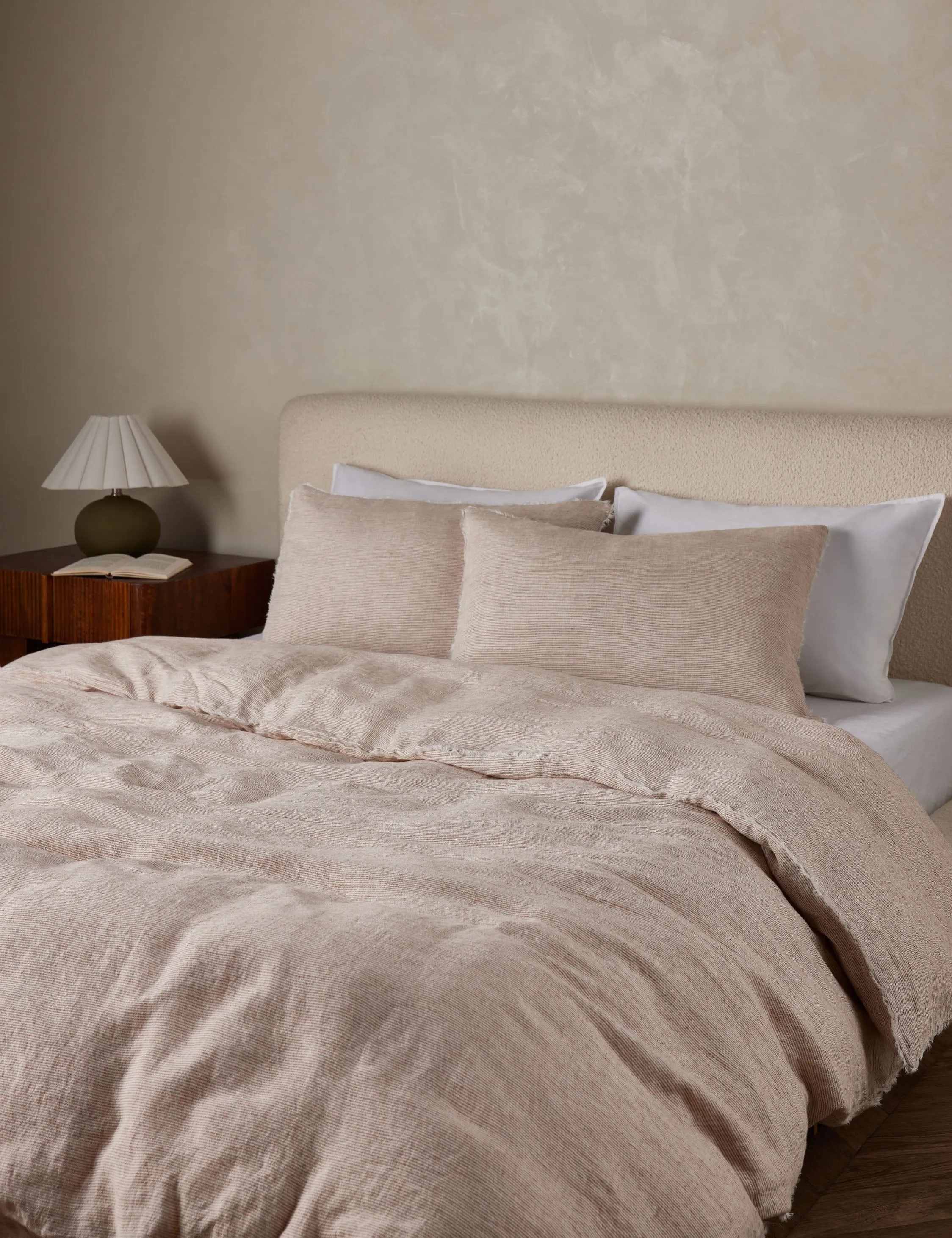 Logan Linen Duvet by Pom Pom at Home Lulu and Georgia