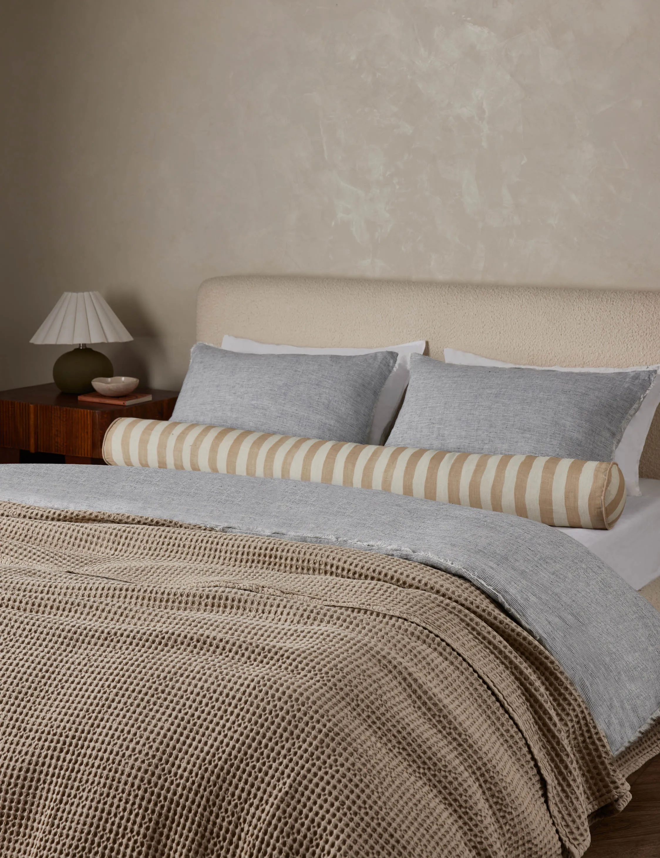 Logan Linen Duvet by Pom Pom at Home Lulu and Georgia