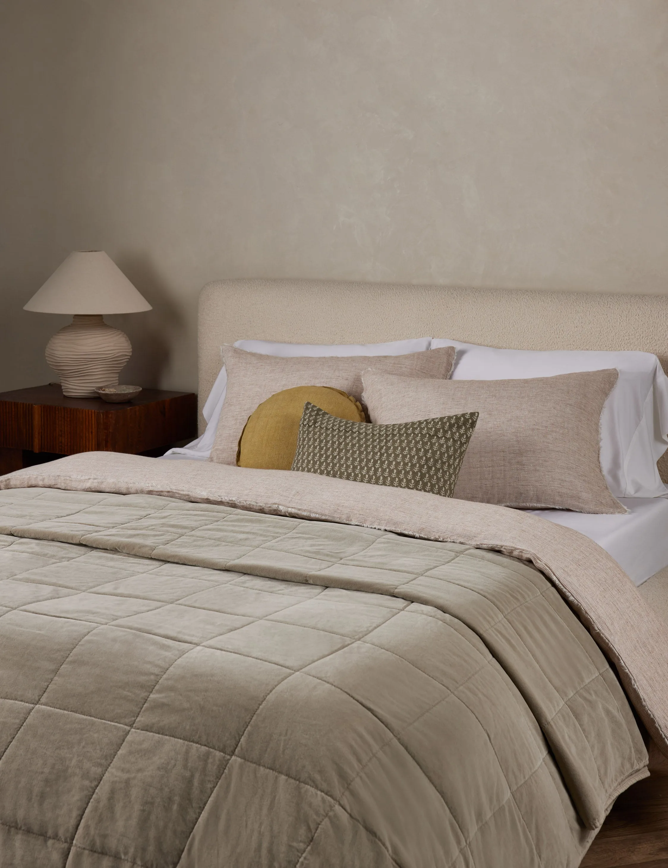 Logan Linen Duvet by Pom Pom at Home Lulu and Georgia
