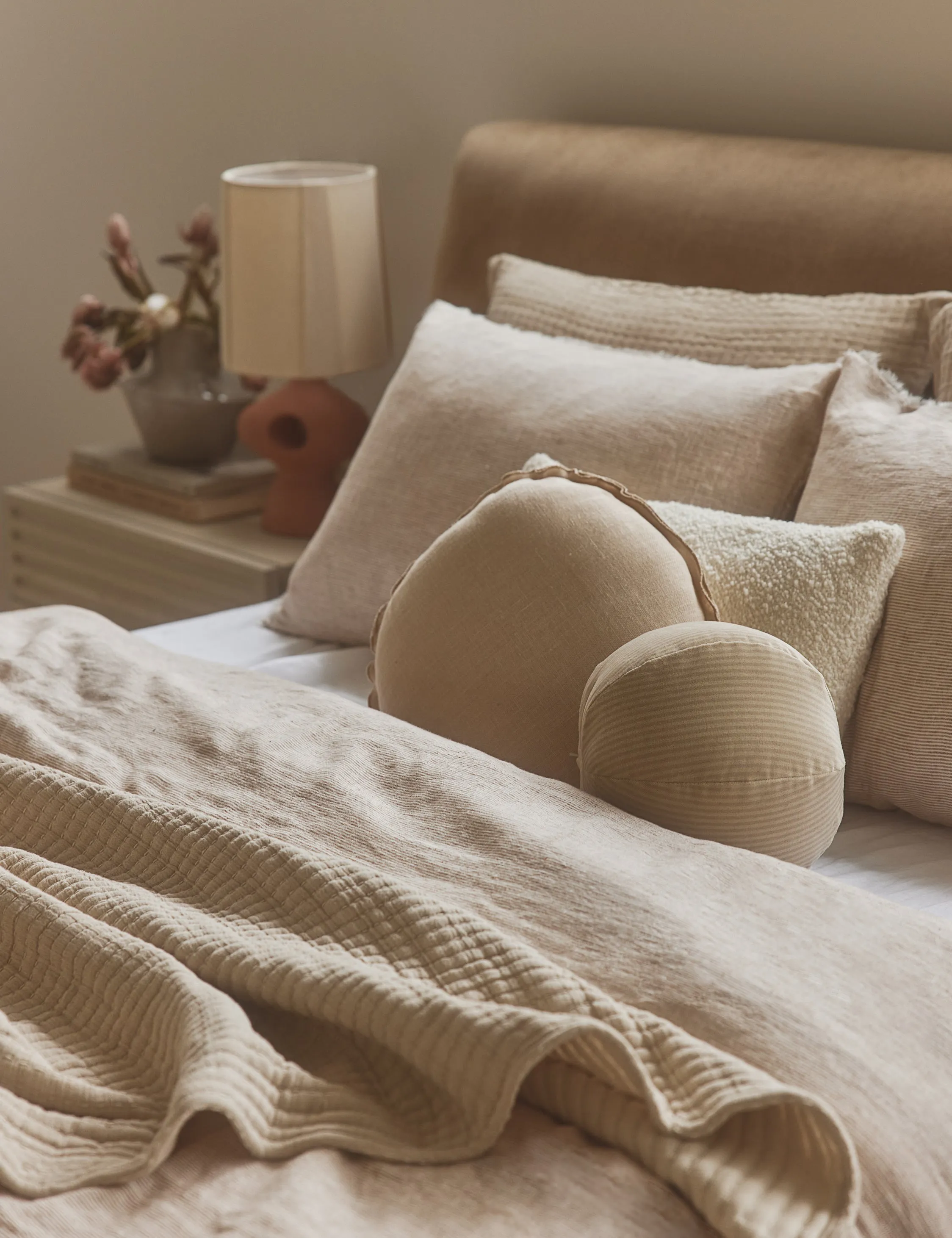 Logan Linen Duvet by Pom Pom at Home Lulu and Georgia