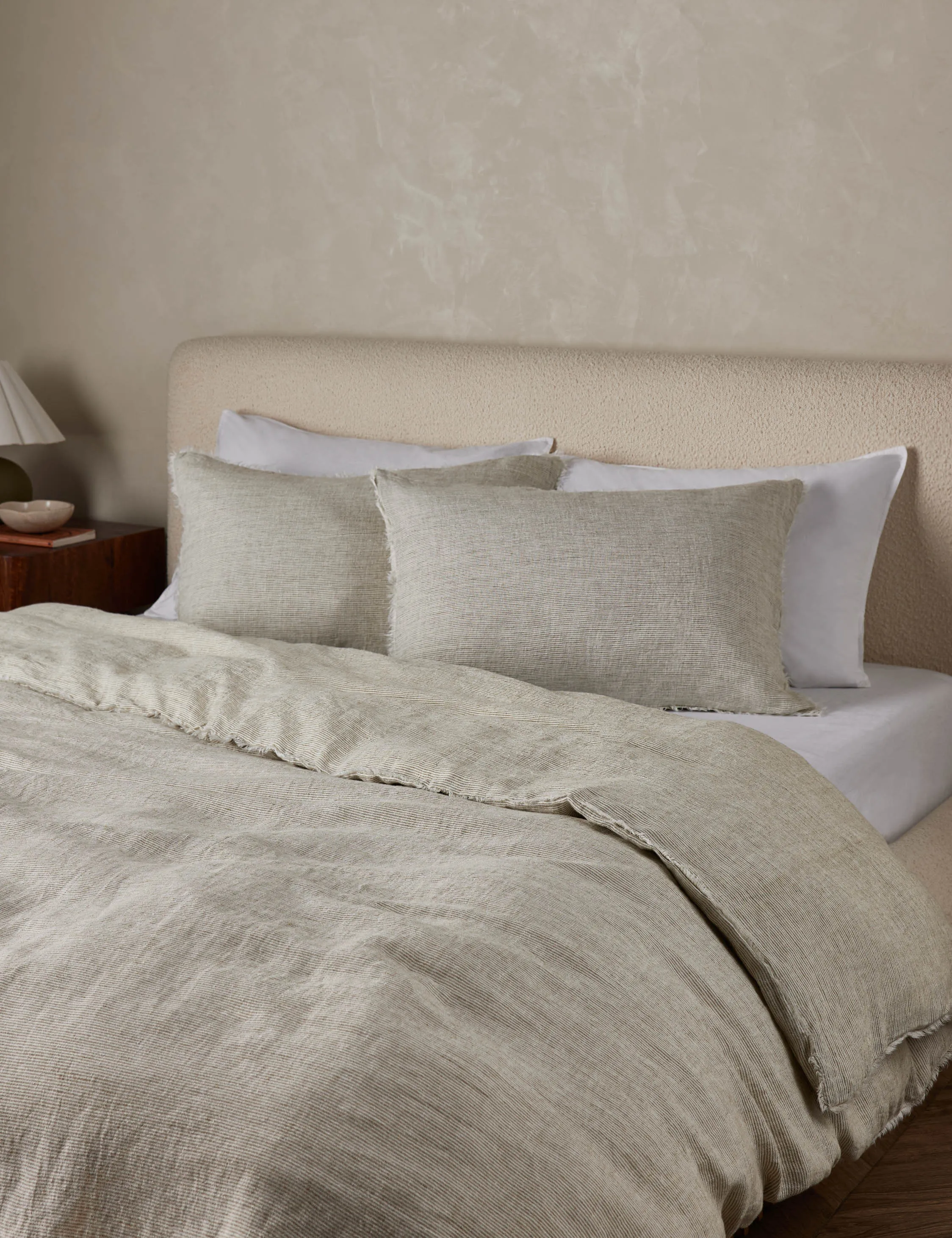 Logan Linen Sham by Pom Pom at Home Lulu and Georgia