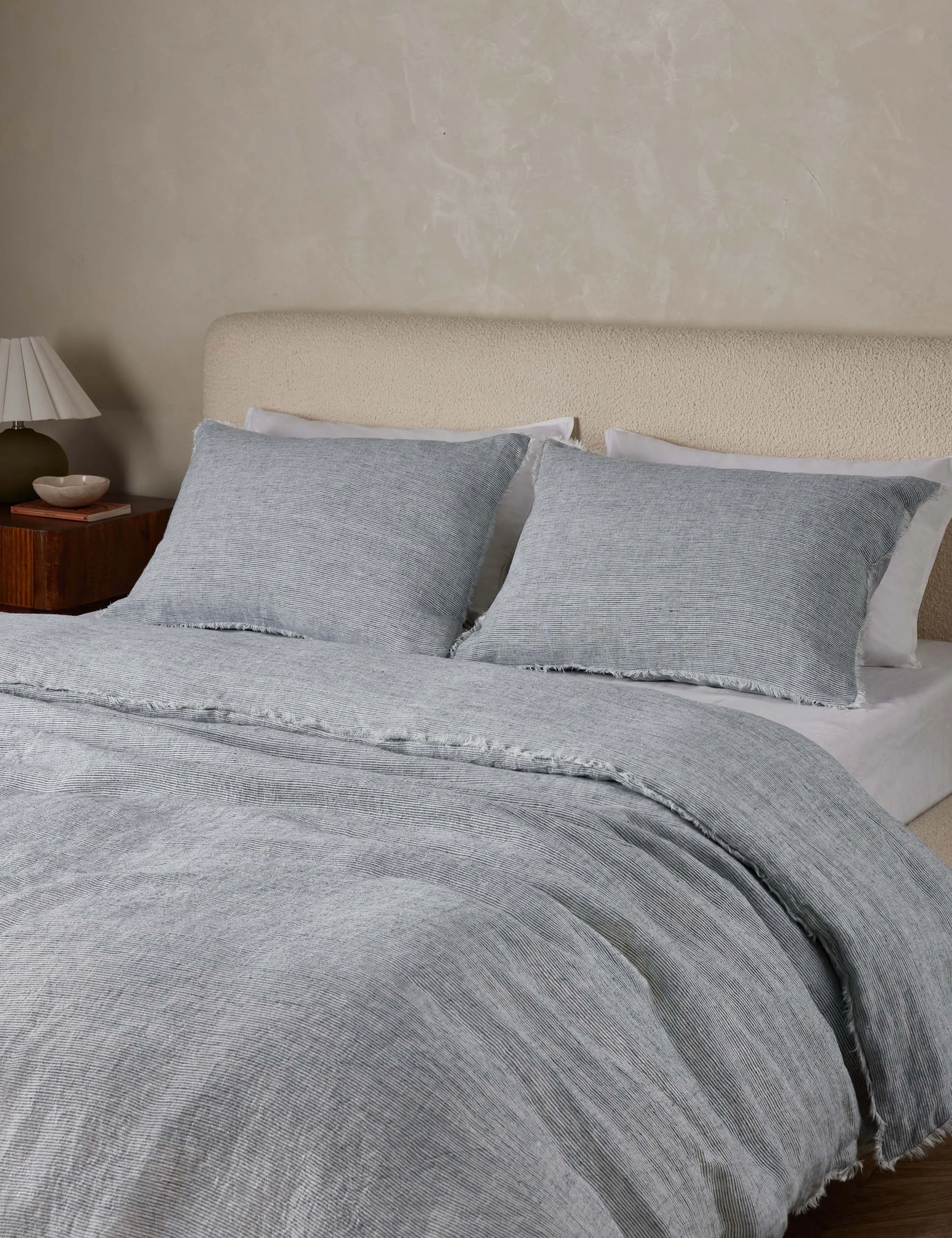 Logan Linen Sham by Pom Pom at Home Lulu and Georgia