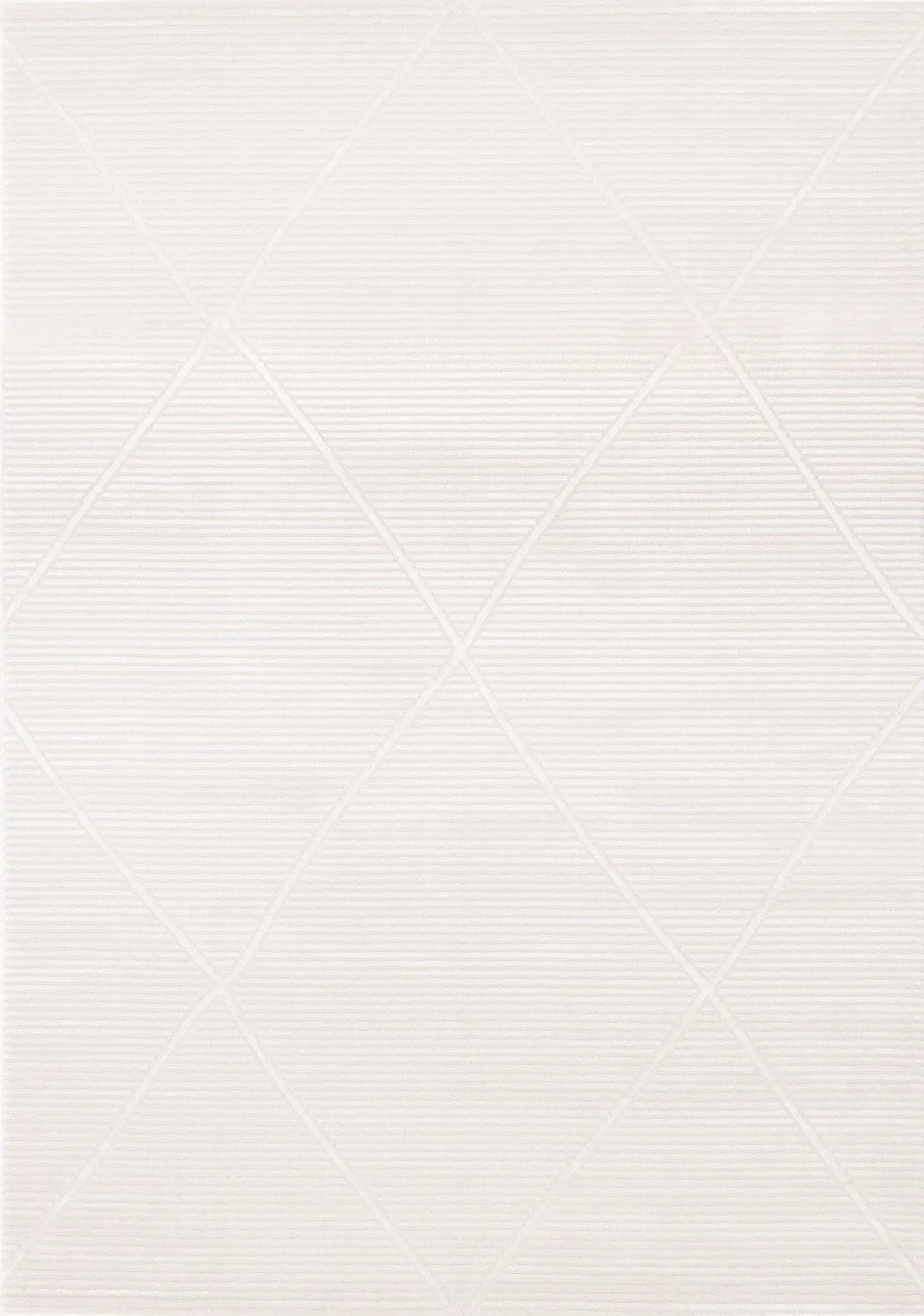 Logan Modern Lines Area Rug - Cream - 8' X 11'