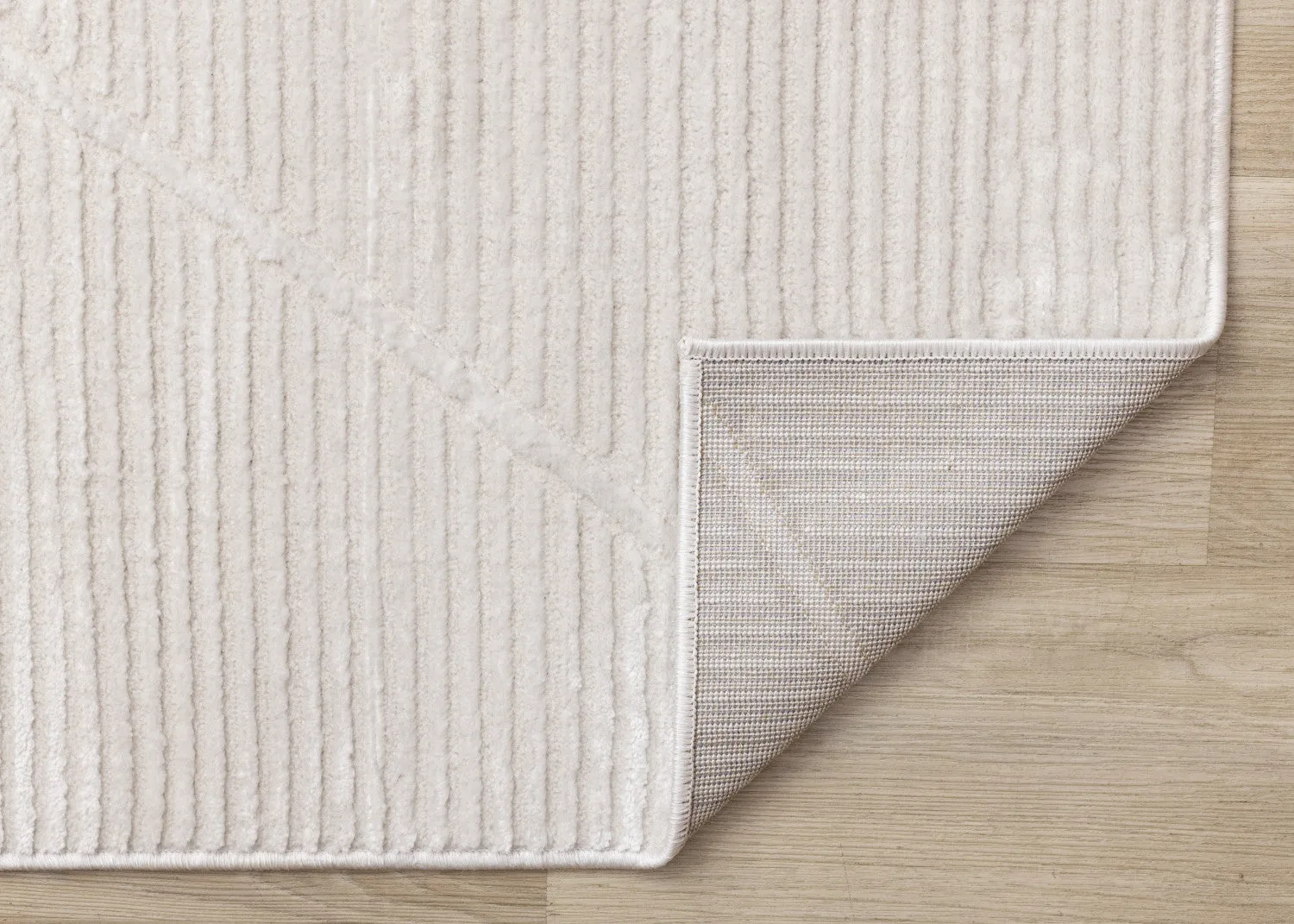 Logan Modern Lines Area Rug - Cream - 8' X 11'