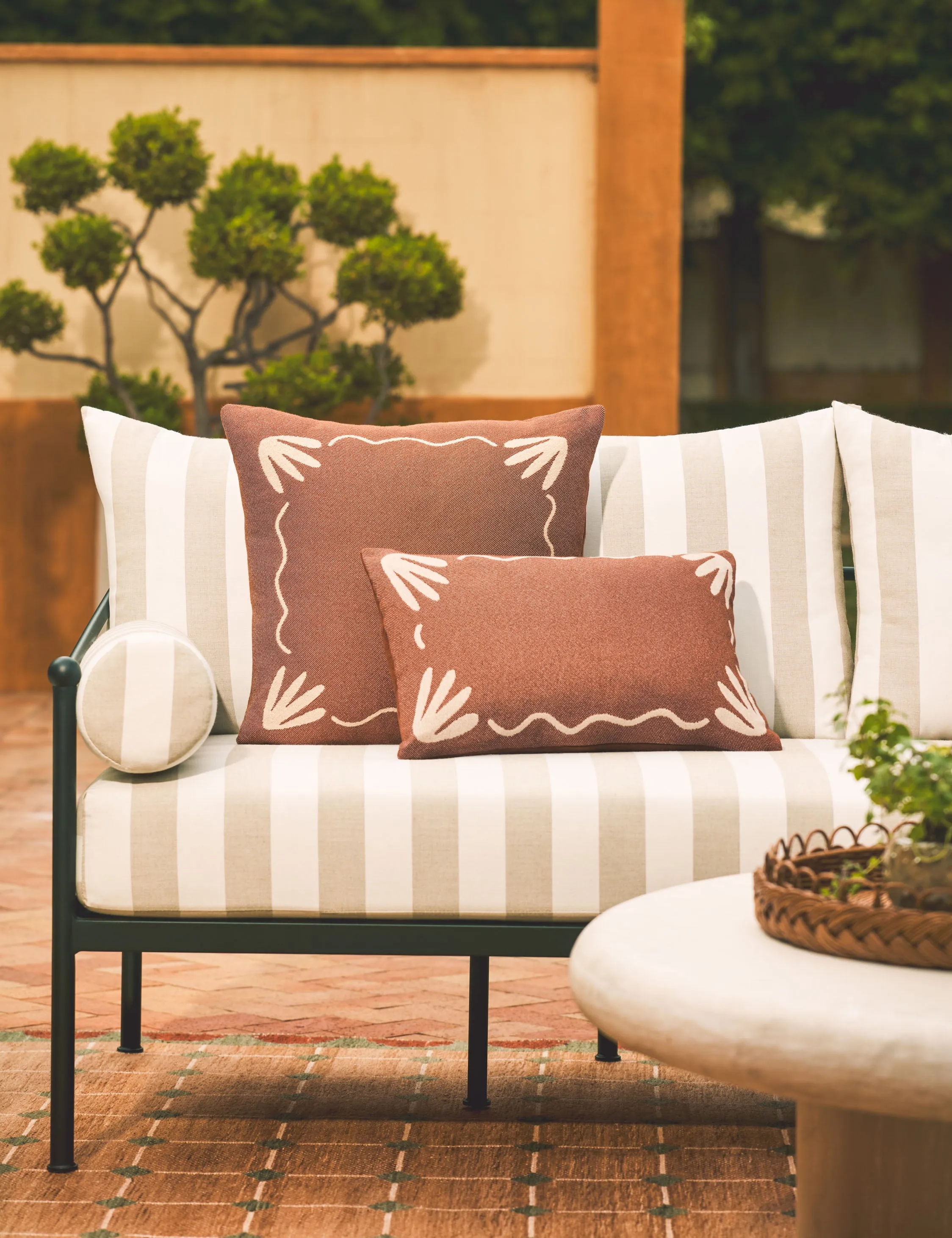 Lovett Indoor / Outdoor Pillow by Sarah Sherman Samuel Lulu and Georgia