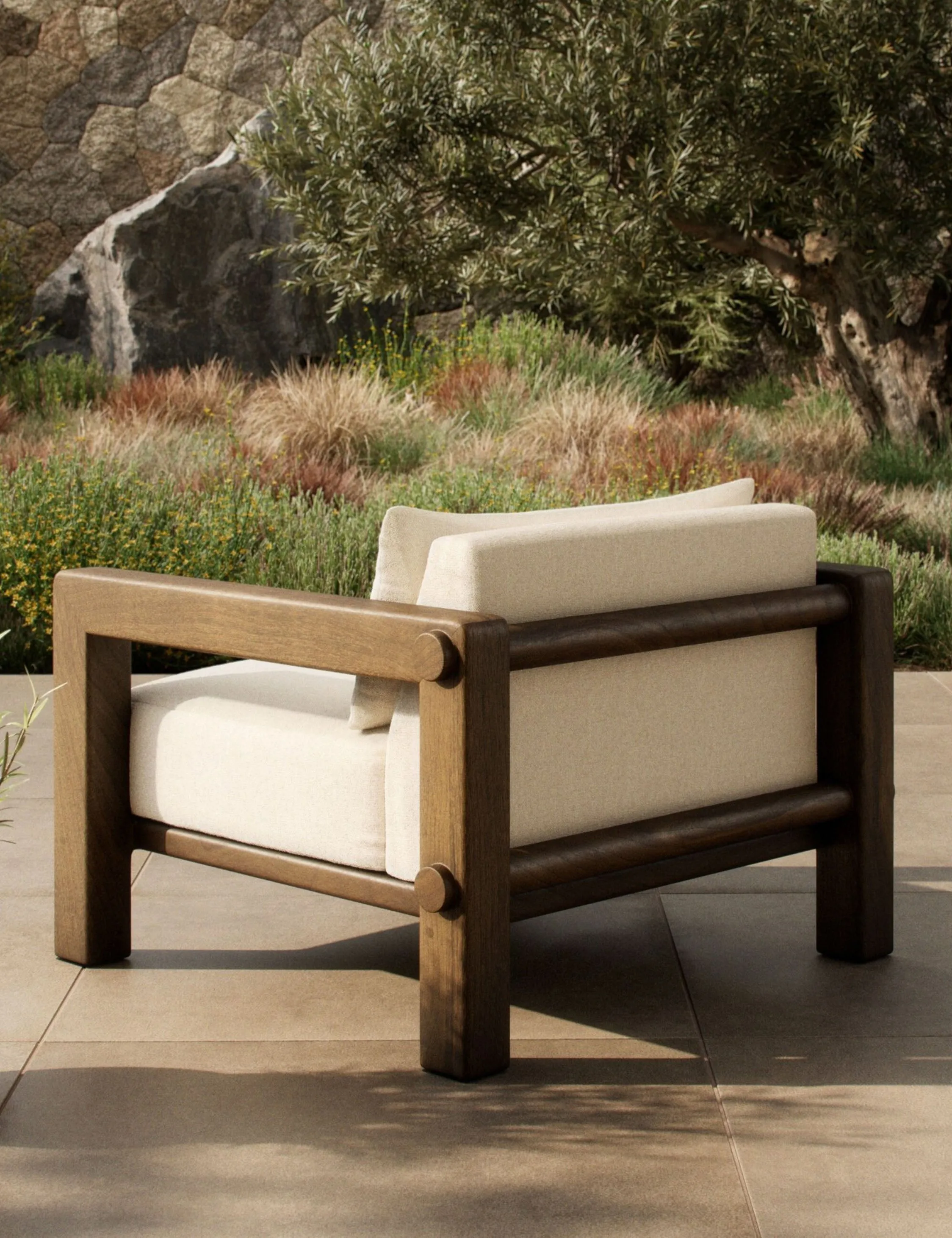 Lumi Indoor / Outdoor Accent Chair by Amber Lewis x Four Hands Lulu and Georgia