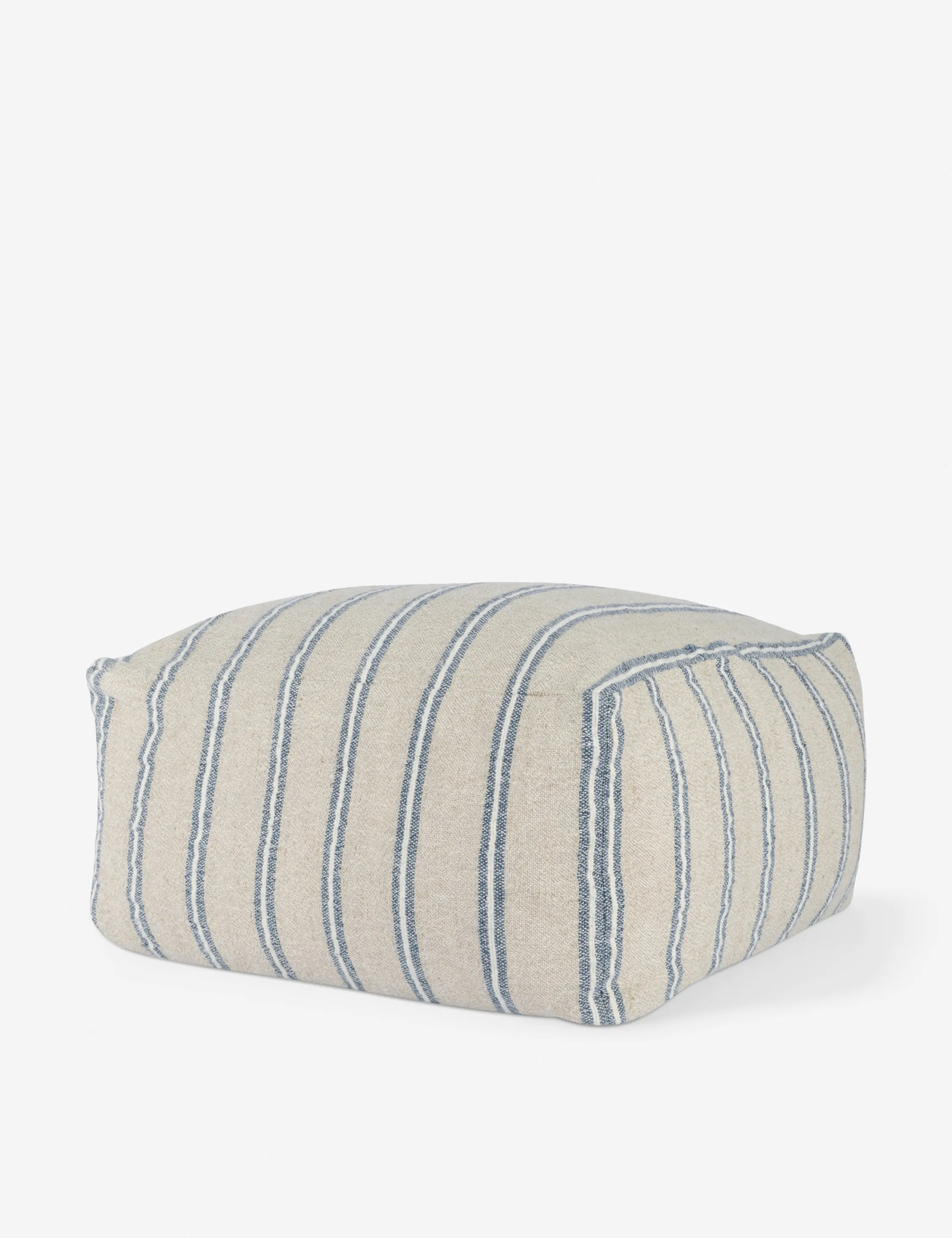 Maite Indoor / Outdoor Pouf, 24" x 24", Natural Lulu and Georgia