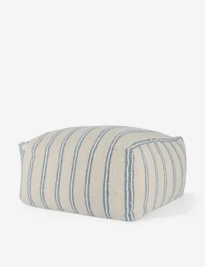 Maite Indoor / Outdoor Pouf, 24" x 24", Natural Lulu and Georgia