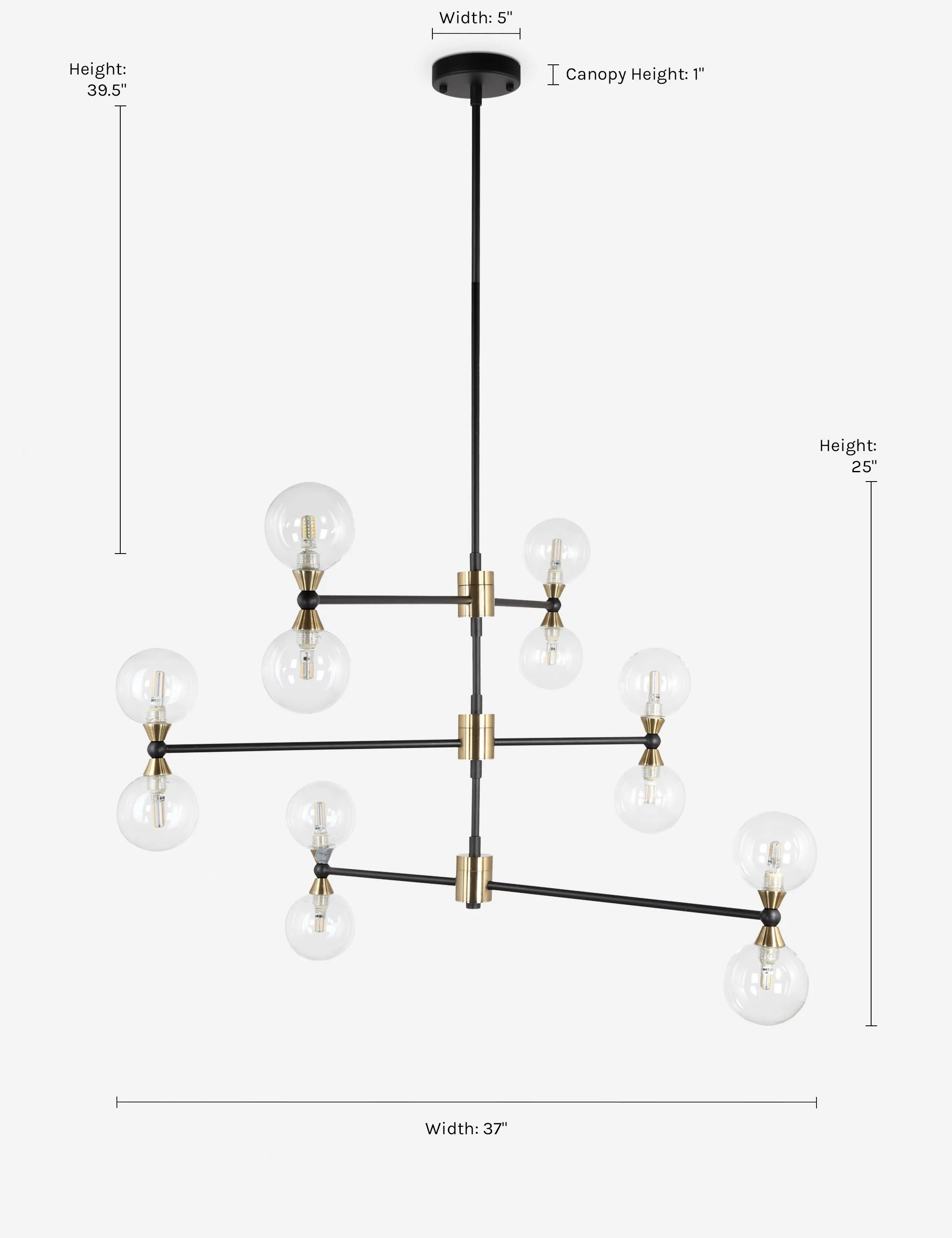Manahil Chandelier Lulu and Georgia