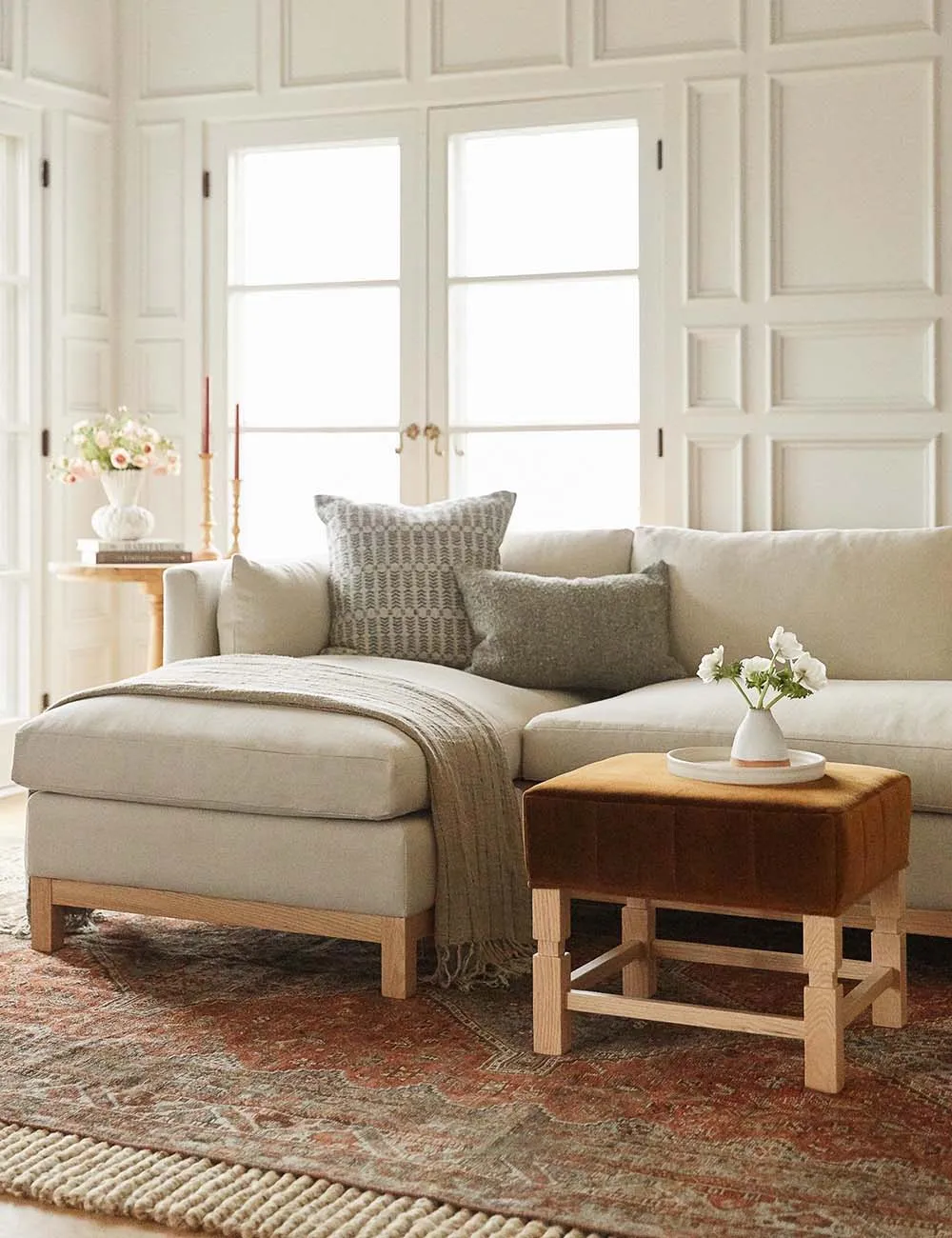 Manon Linen Bouclé Pillow Lulu and Georgia