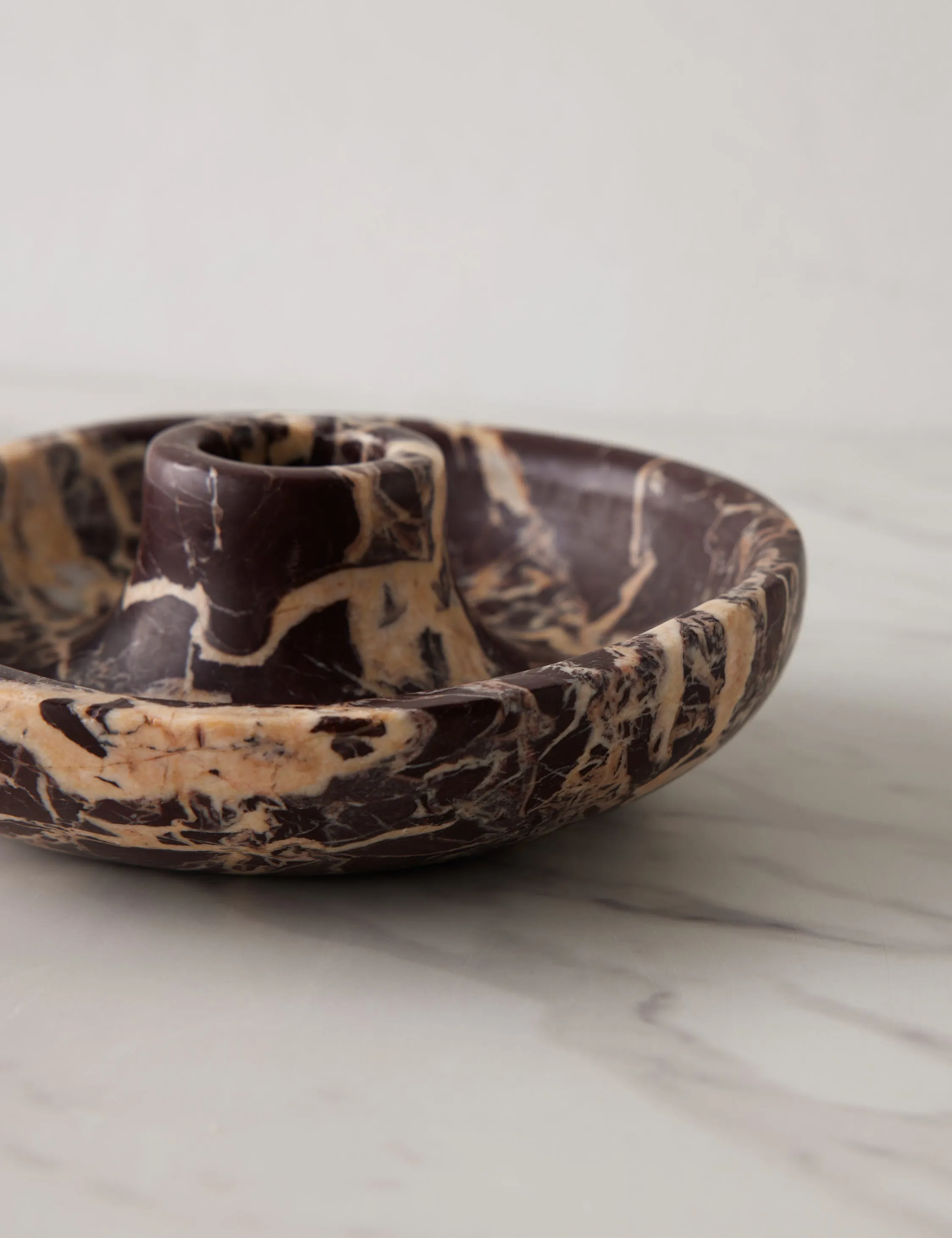 Marble Candle Holder by Chloé Crane-Leroux x Anastasio Home Lulu and Georgia