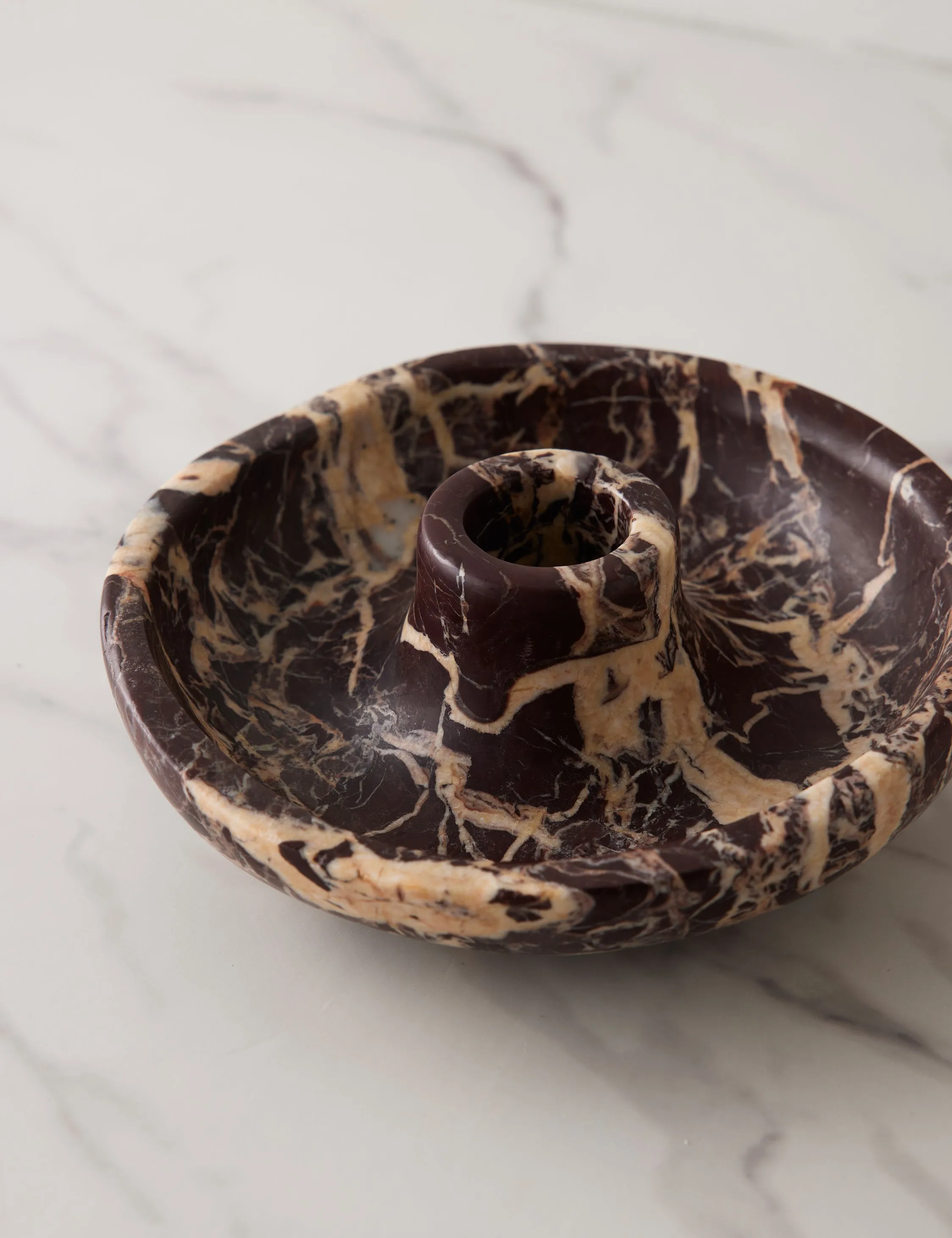 Marble Candle Holder by Chloé Crane-Leroux x Anastasio Home Lulu and Georgia