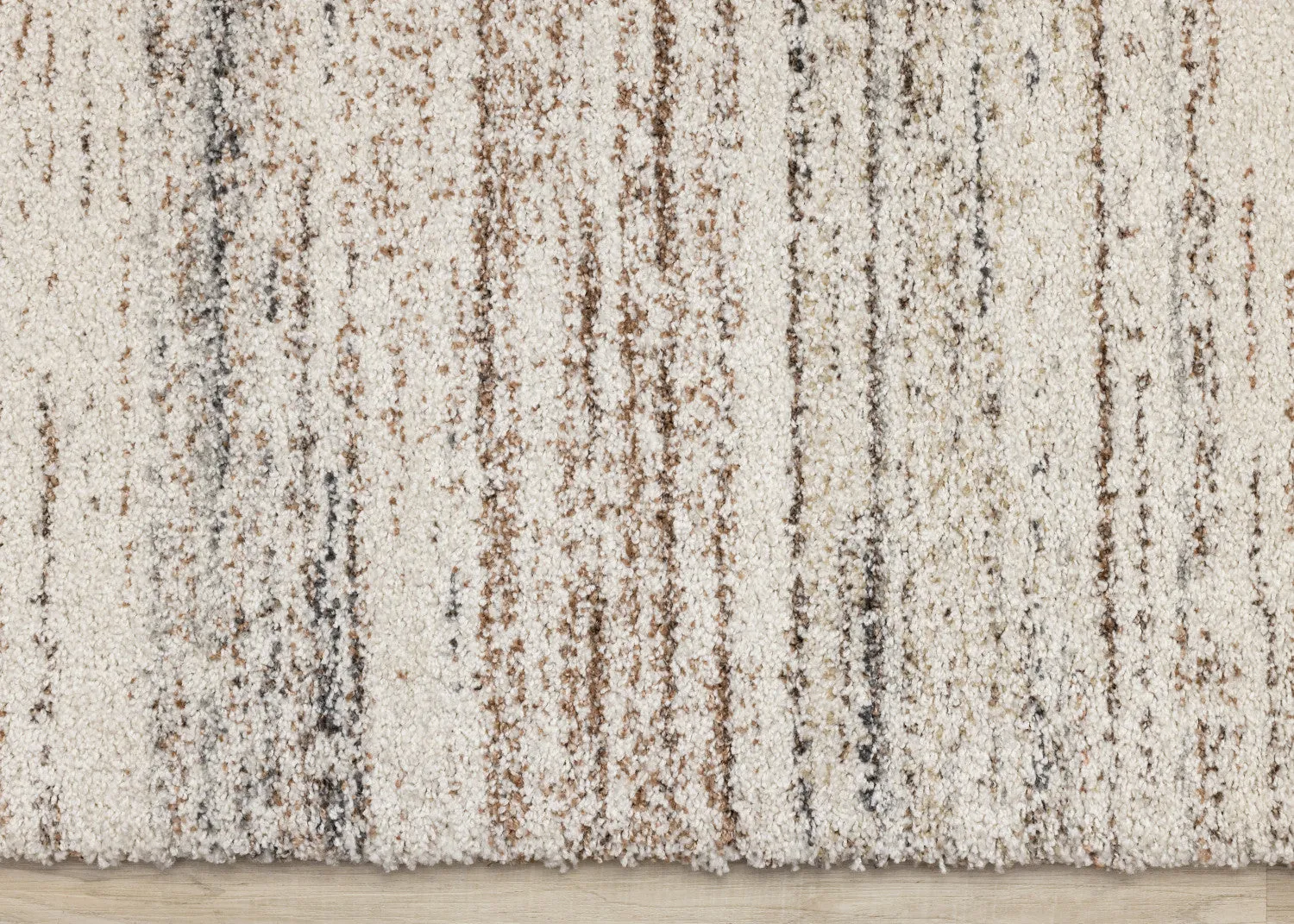 Marquee Soft Contemporary Area Rug - Cream Rust - 8' X 11'