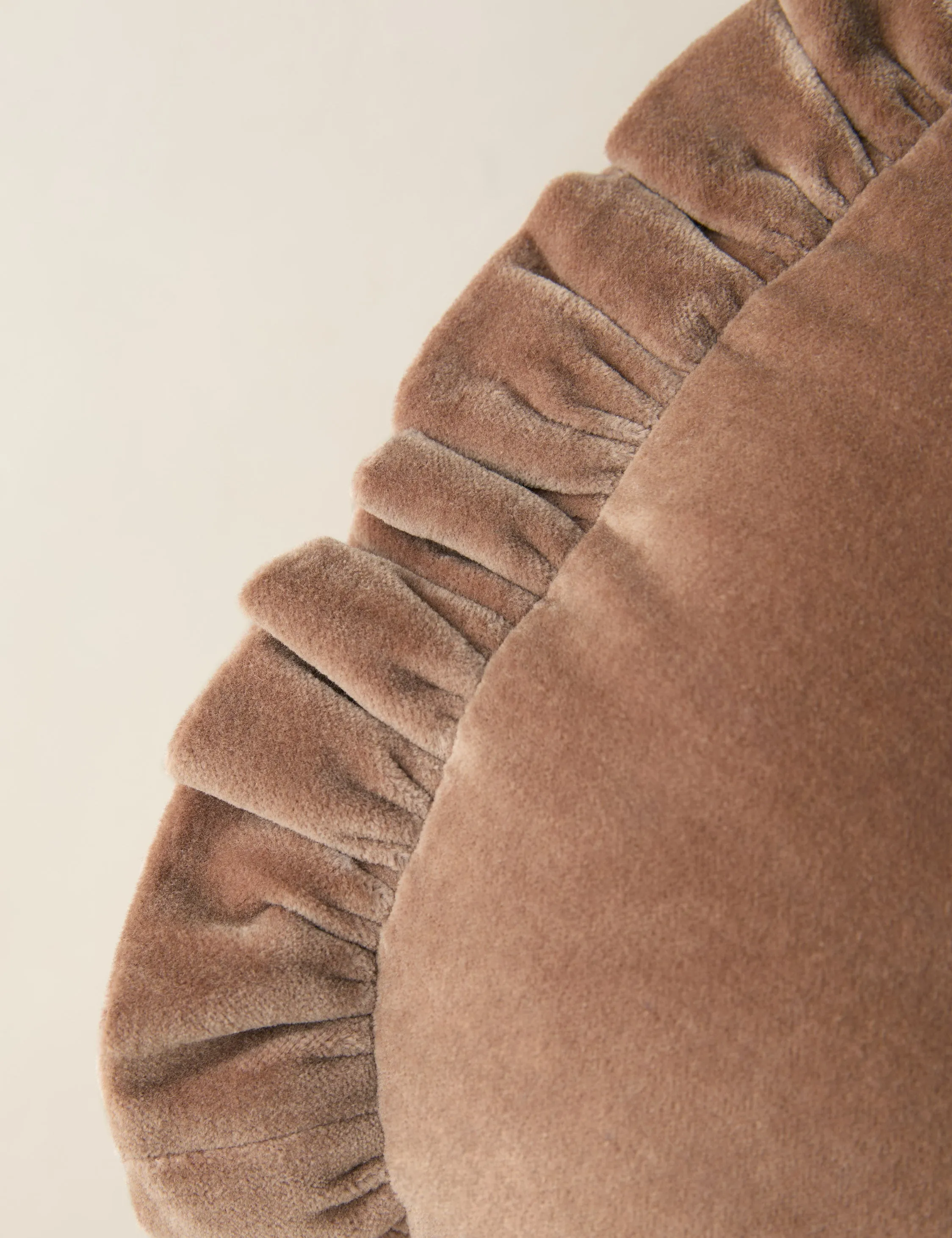Mauree Velvet Round Pillow Lulu and Georgia