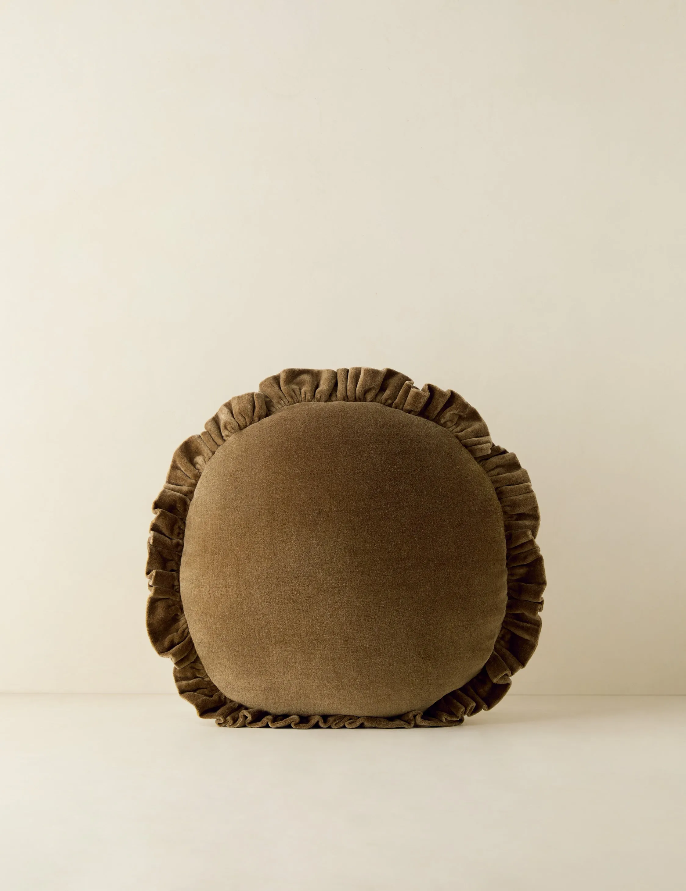 Mauree Velvet Round Pillow Lulu and Georgia