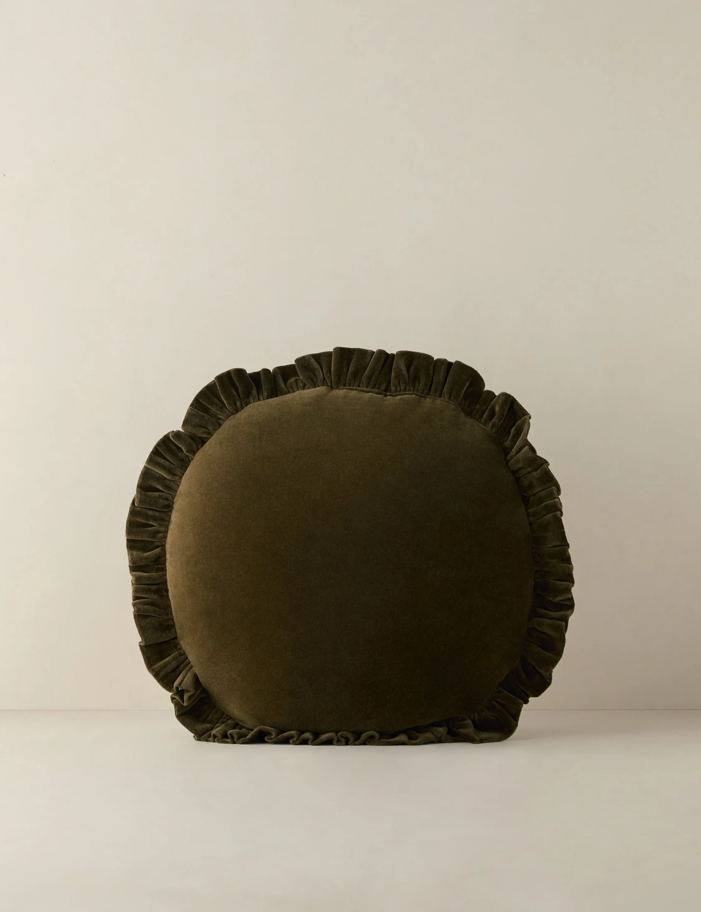 Mauree Velvet Round Pillow Lulu and Georgia