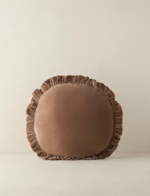 Mauree Velvet Round Pillow Lulu and Georgia