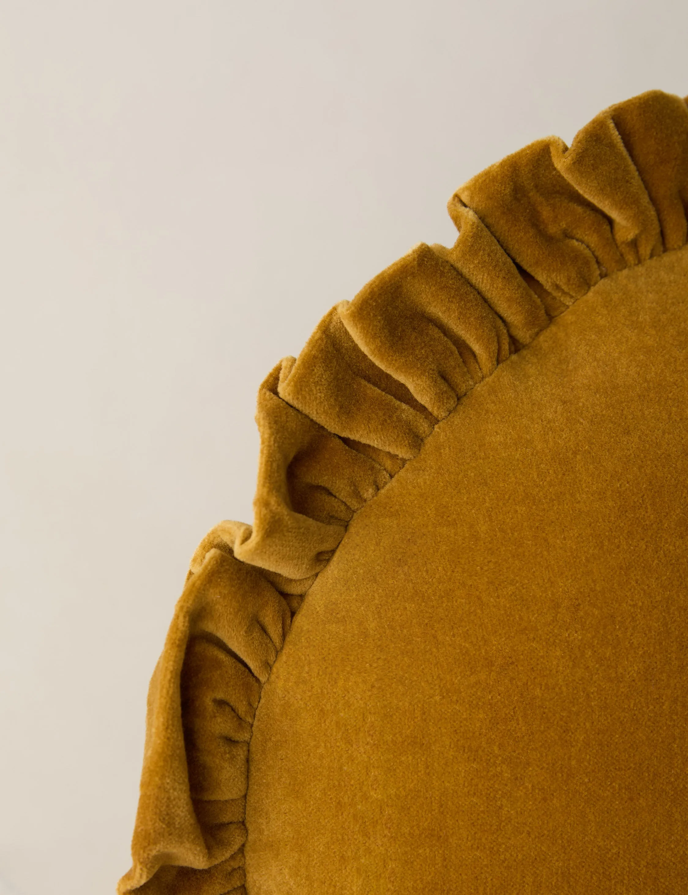 Mauree Velvet Round Pillow Lulu and Georgia